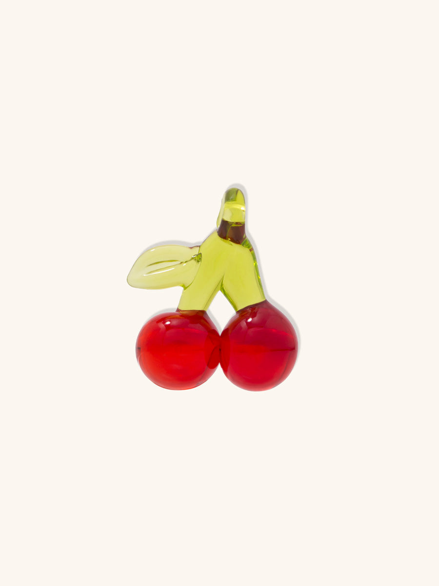 Cherry Glass Charm