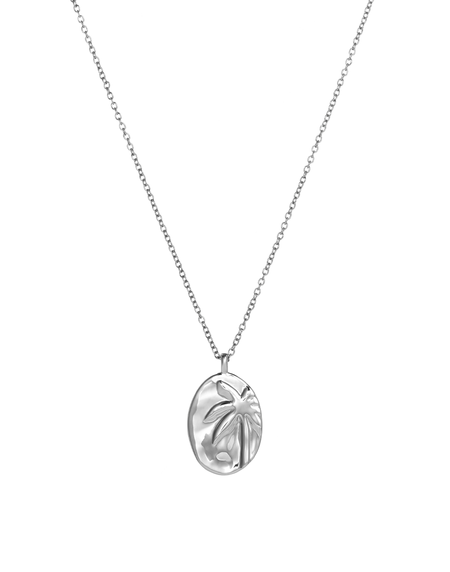 Palm Breeze Necklace (Silver)