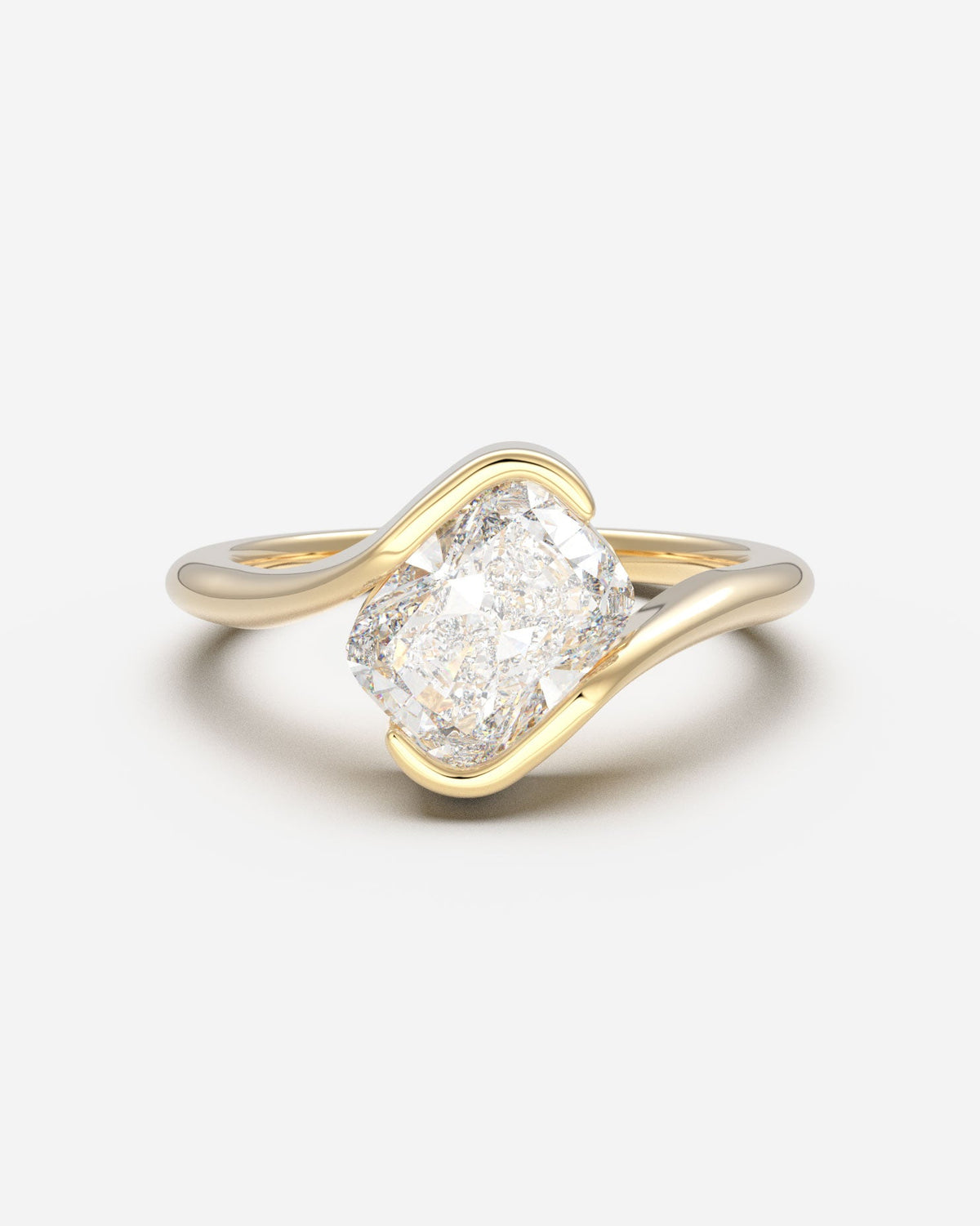 The Within Solitaire — Elongated Cushion
