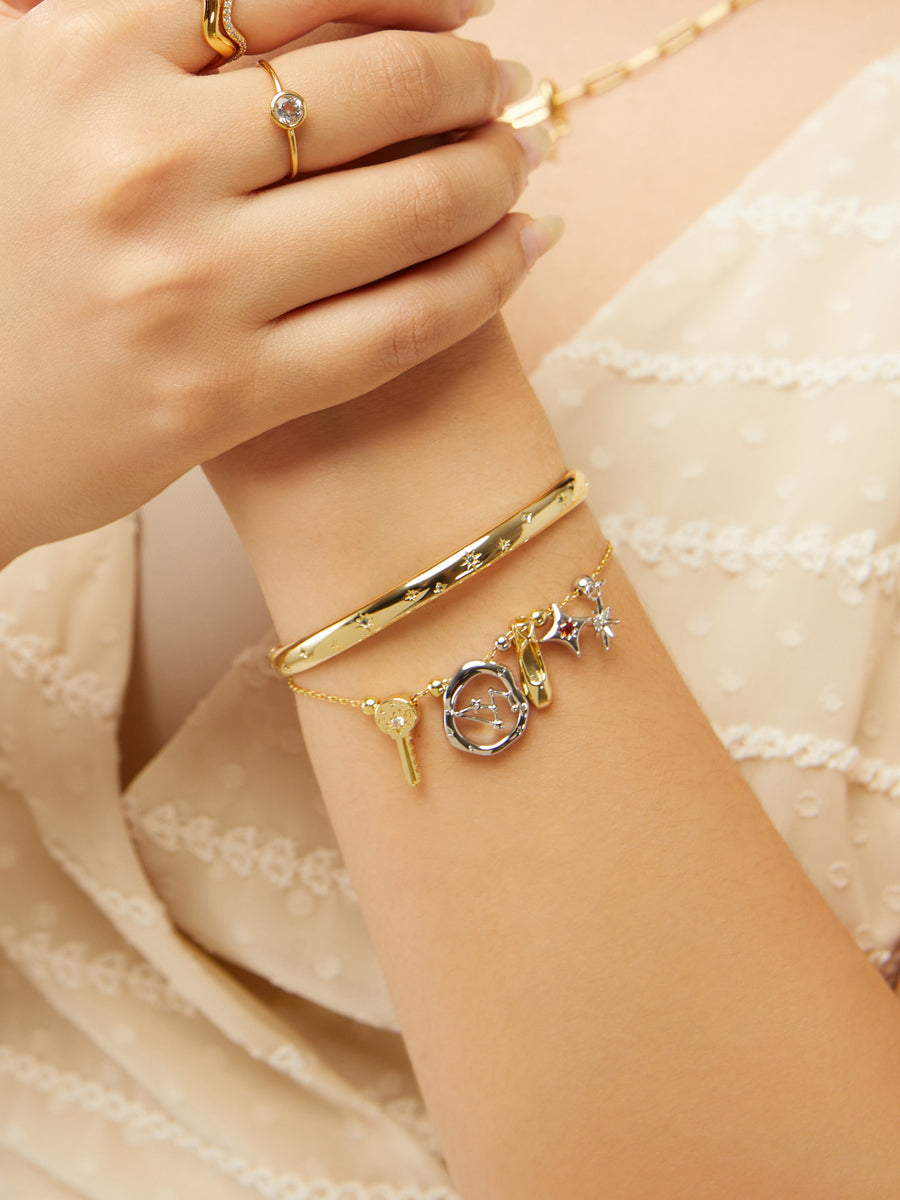 Universe Key Gold Charm