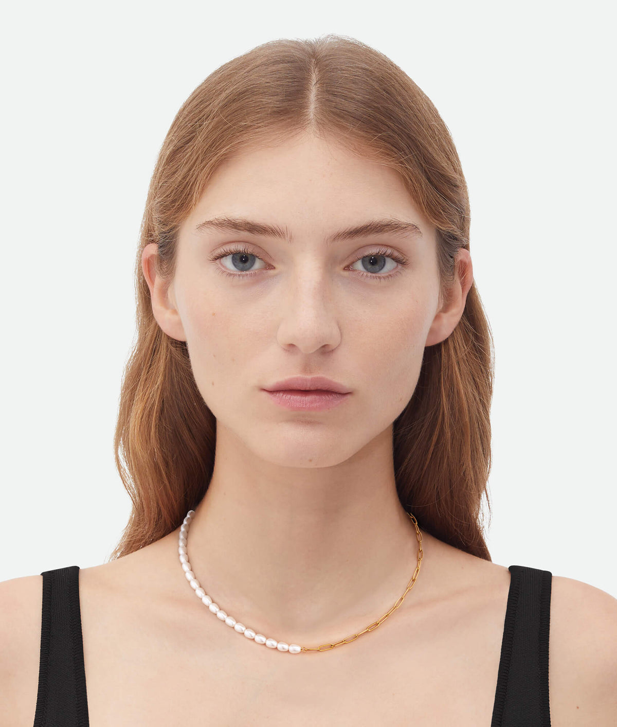Pearl and Chain Necklace