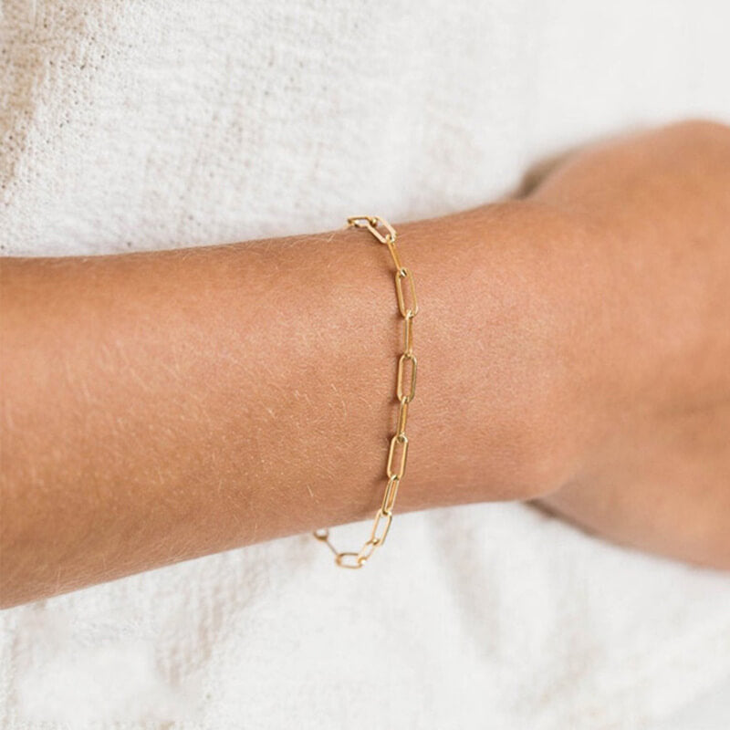 Paperclip Chain Bracelet