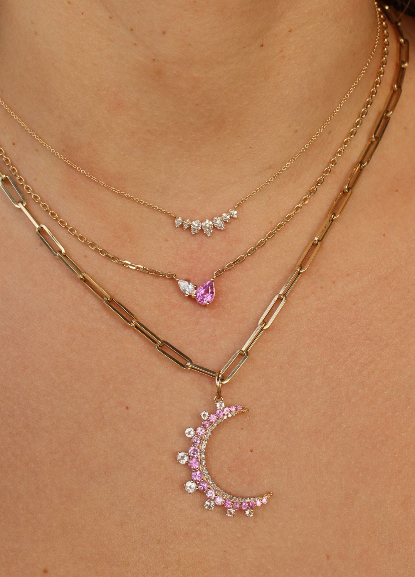 Gold Small Link Chain Necklace