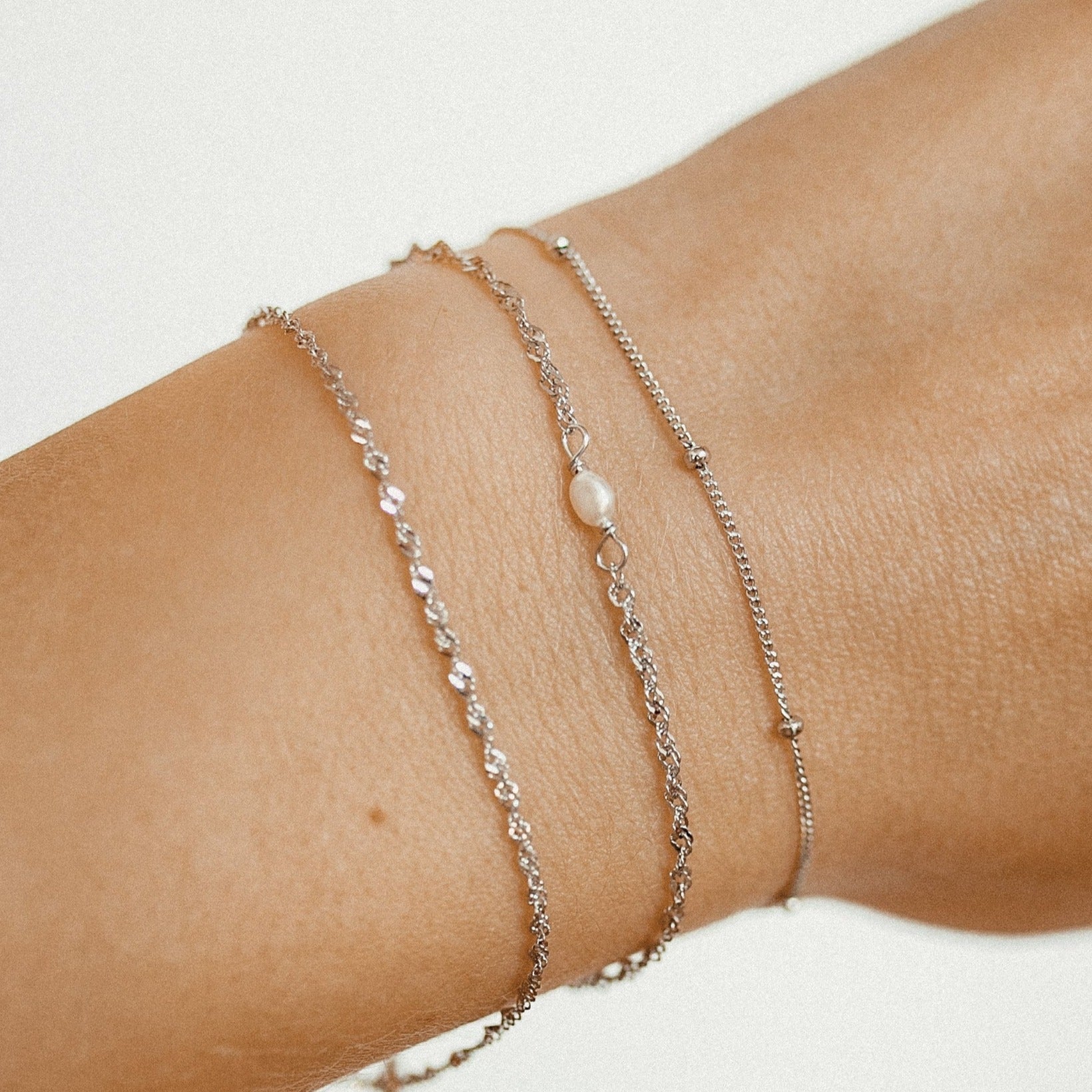 Pearl Bracelet Sterling Silver