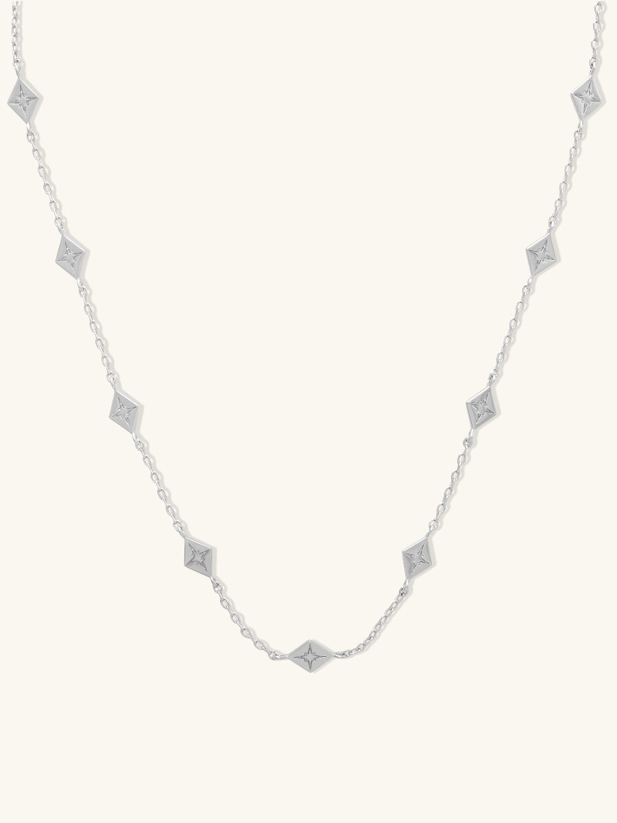 Zyia Silver Choker Necklace