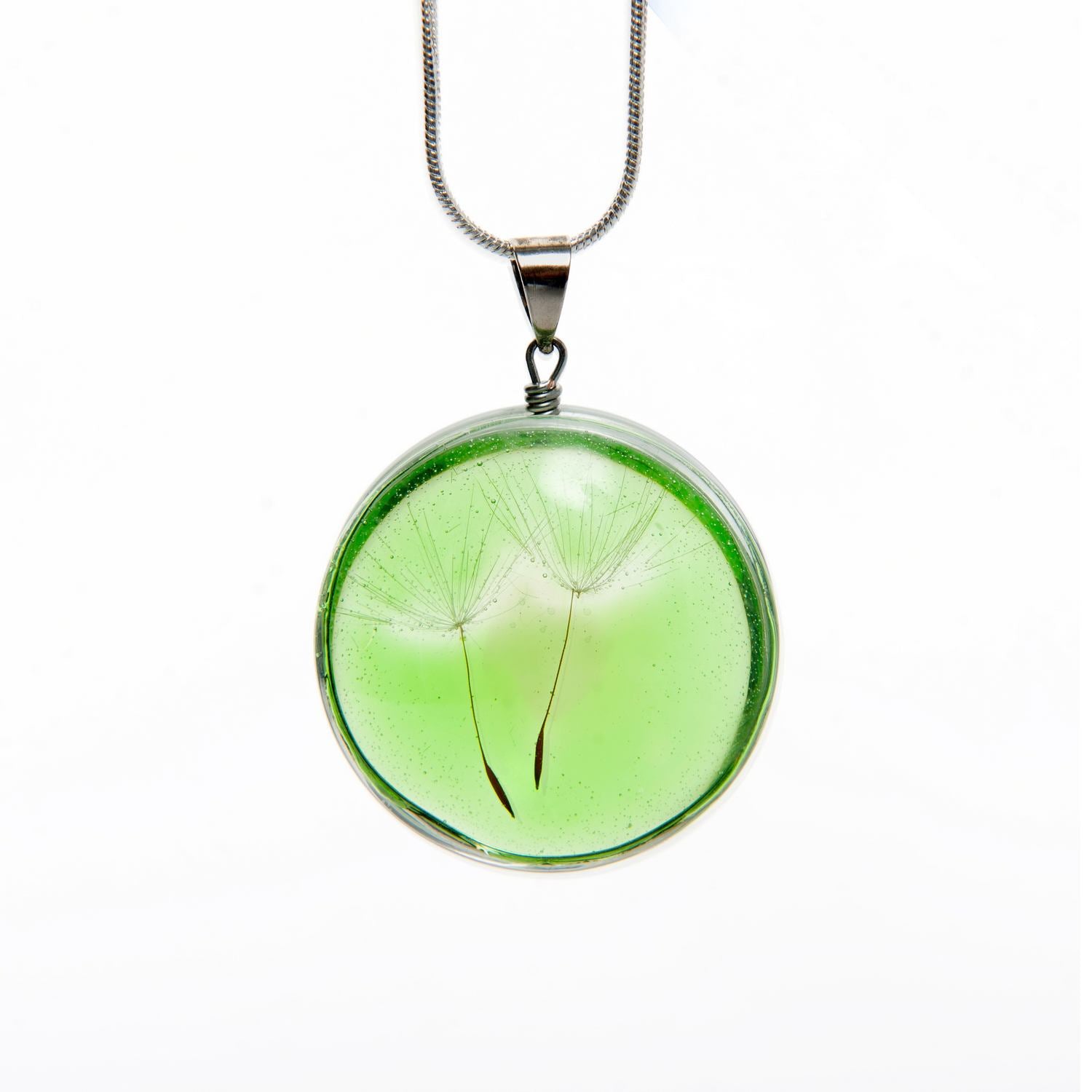 A Wish – Green Glass Pendant