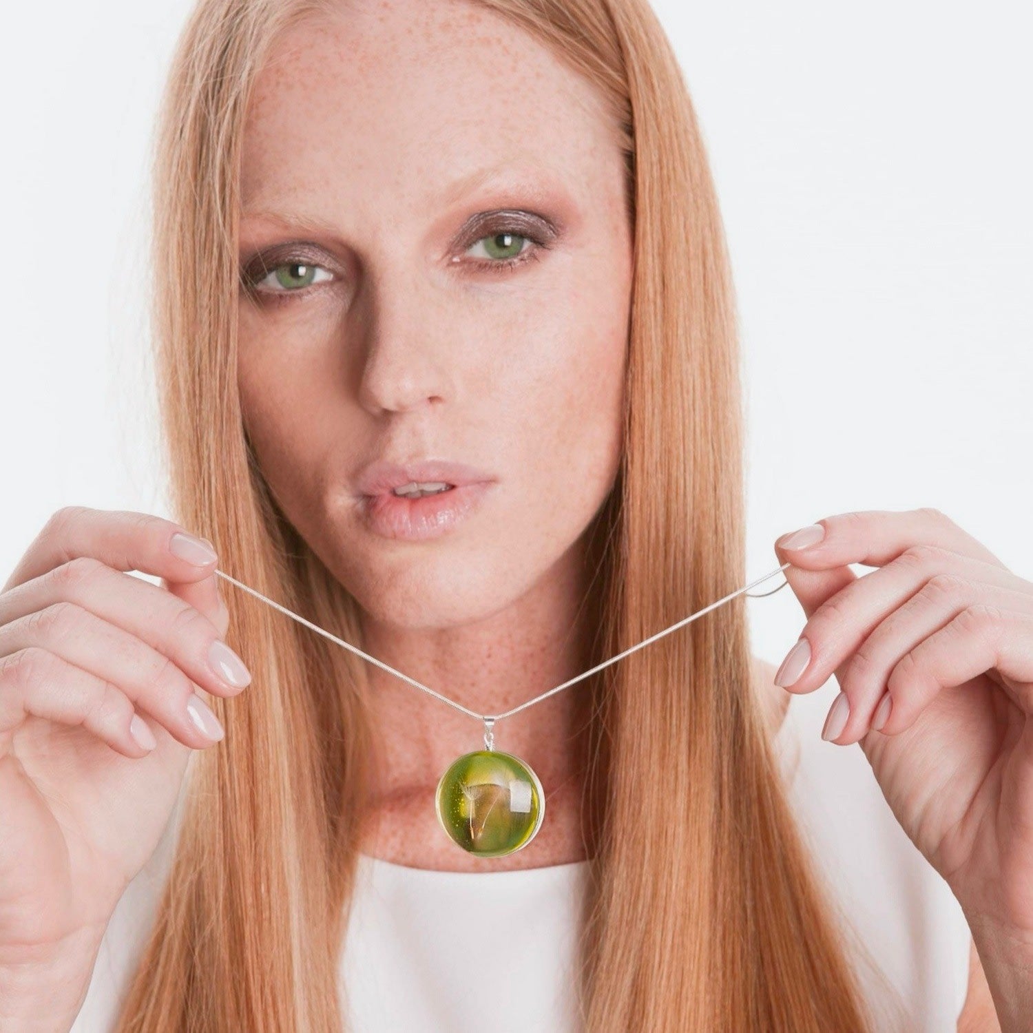 A Wish – Green Glass Pendant