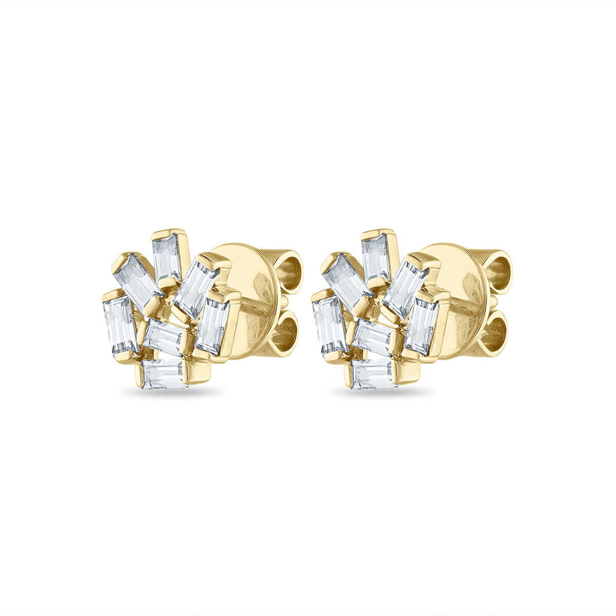 Small Jubilation Studs: Diamonds