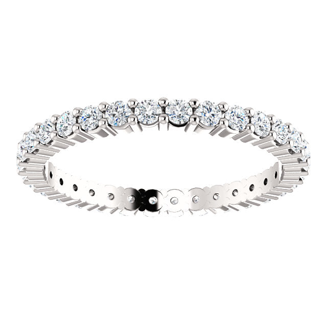 5/8 ct Diamond Eternity Wedding Ring Platinum