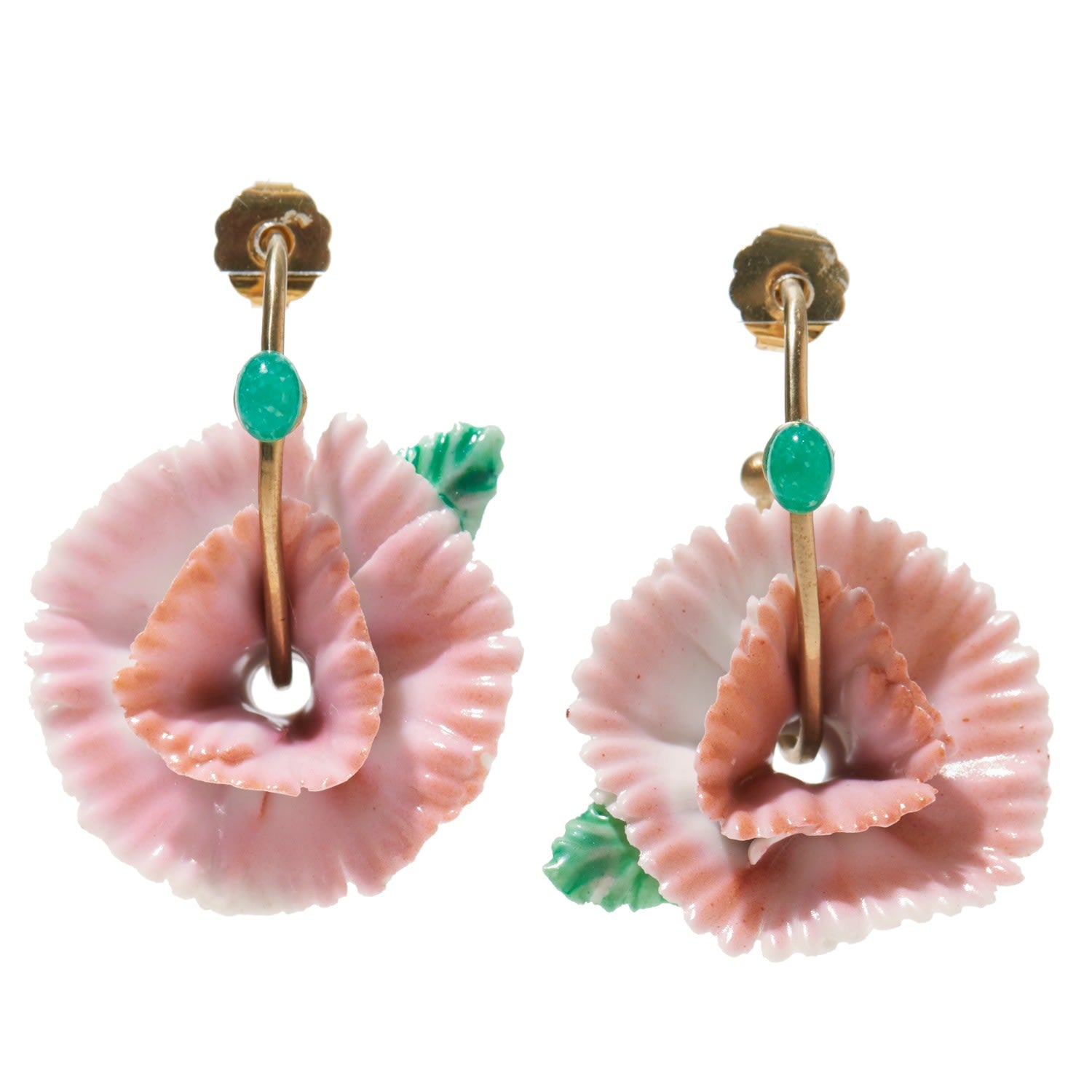 Calla Porcelain Flower Earring