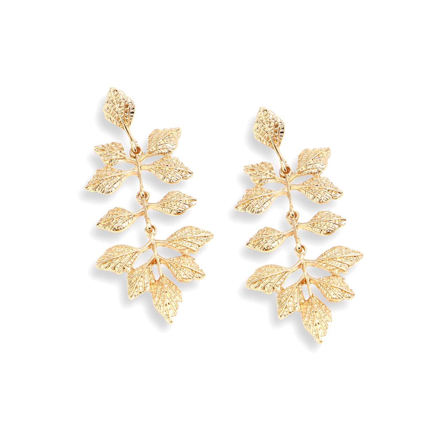 Gold Color Gold Plated Party Designer Drop Earring For Women's