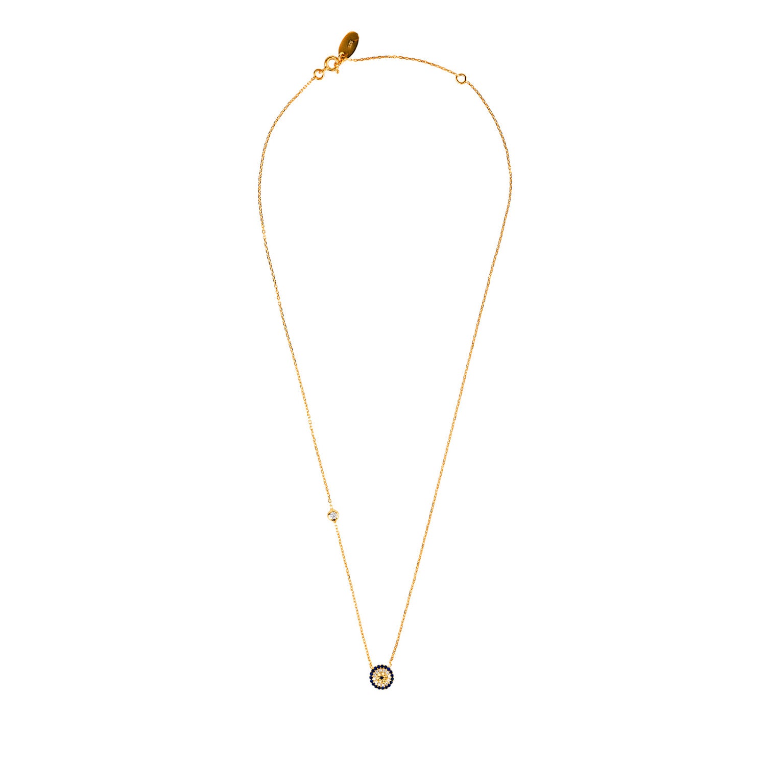 Evil Eye Necklace Gold