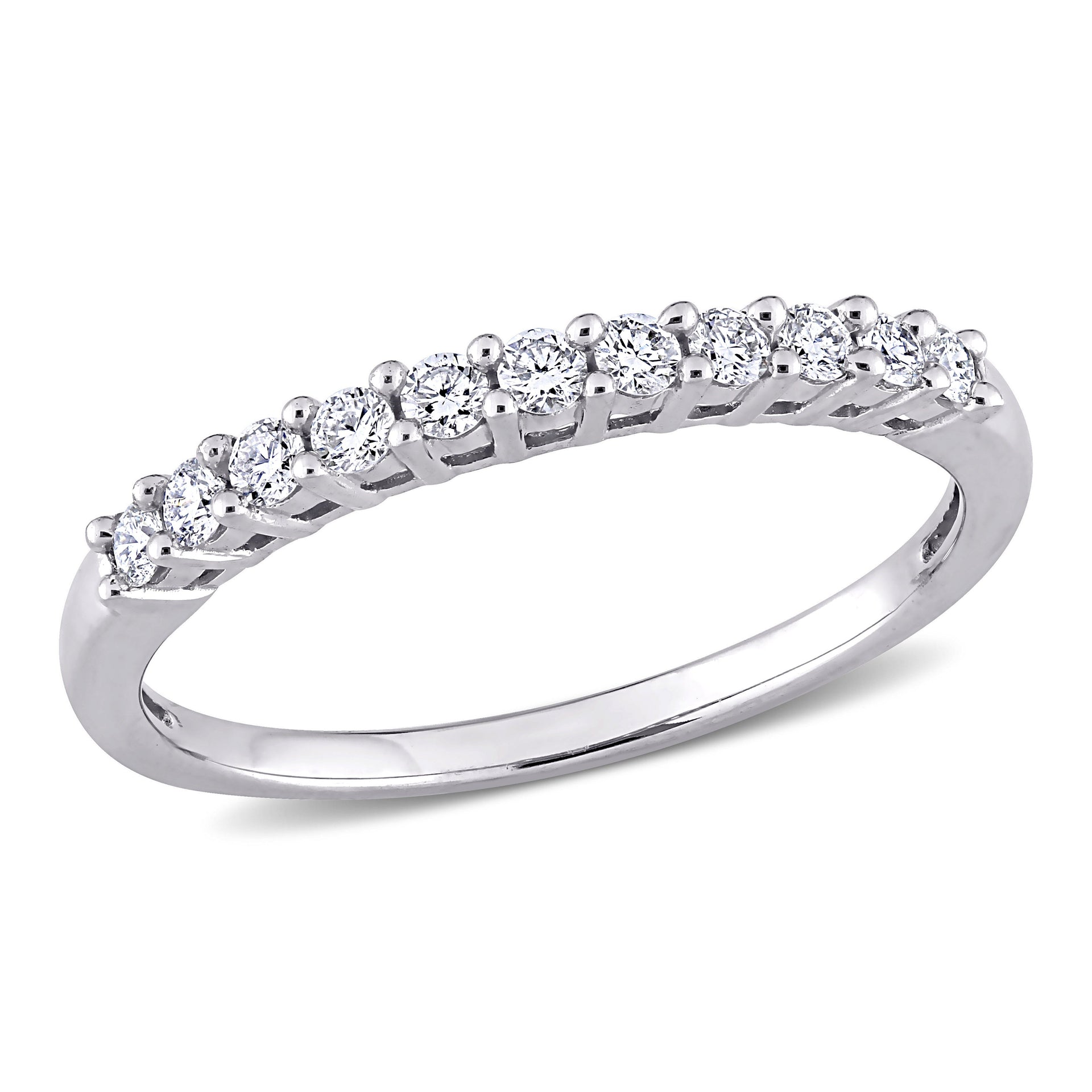 Mimi & Max 1/3ct TW Diamond Anniversary Band 14k White Gold