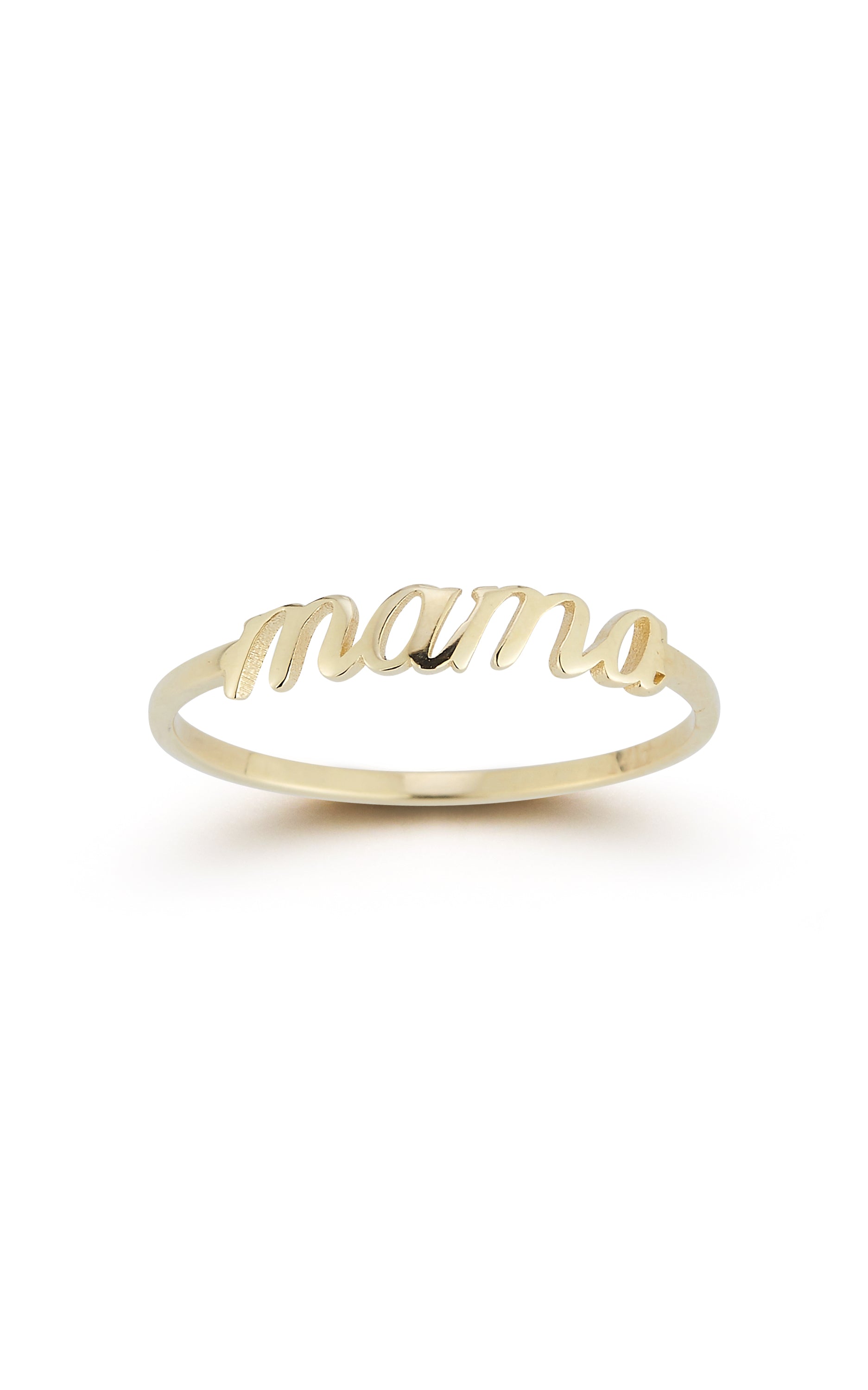 14K Gold Mama Ring