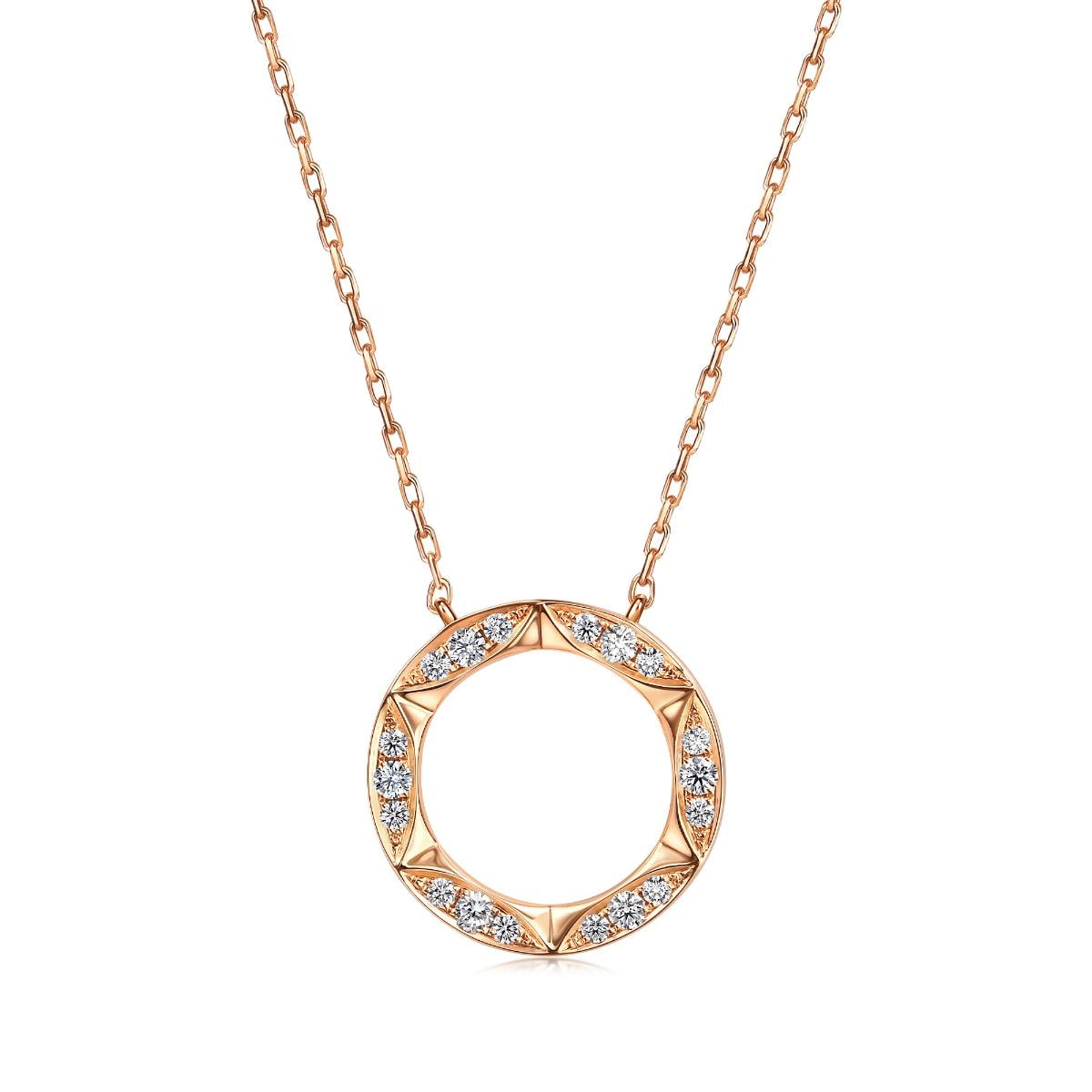 timeless-18k-rose-gold-diamond-necklace-chow-sang-sang