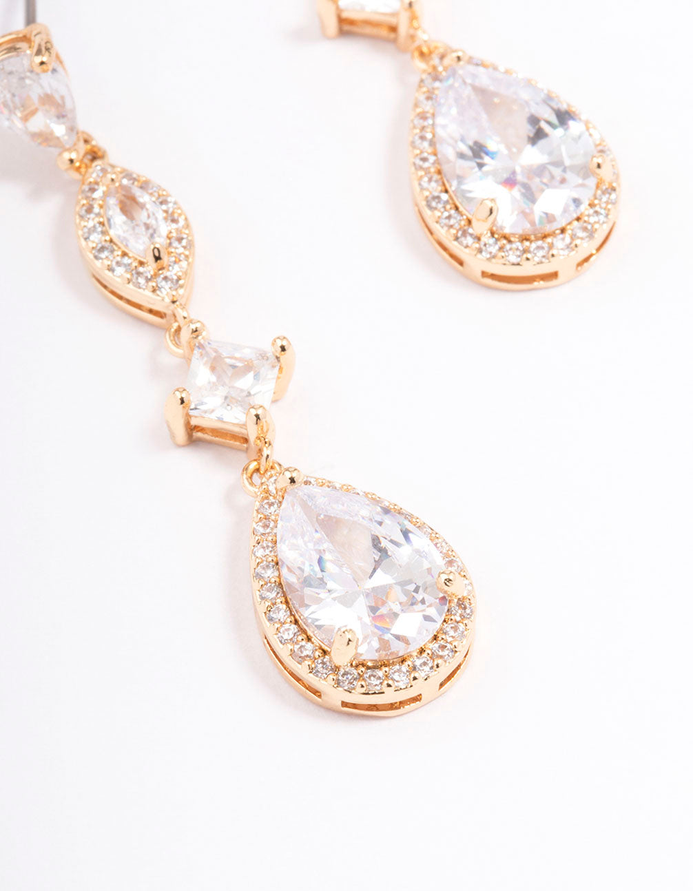 Lovisa - Gold Elegant Pear Drop Earrings