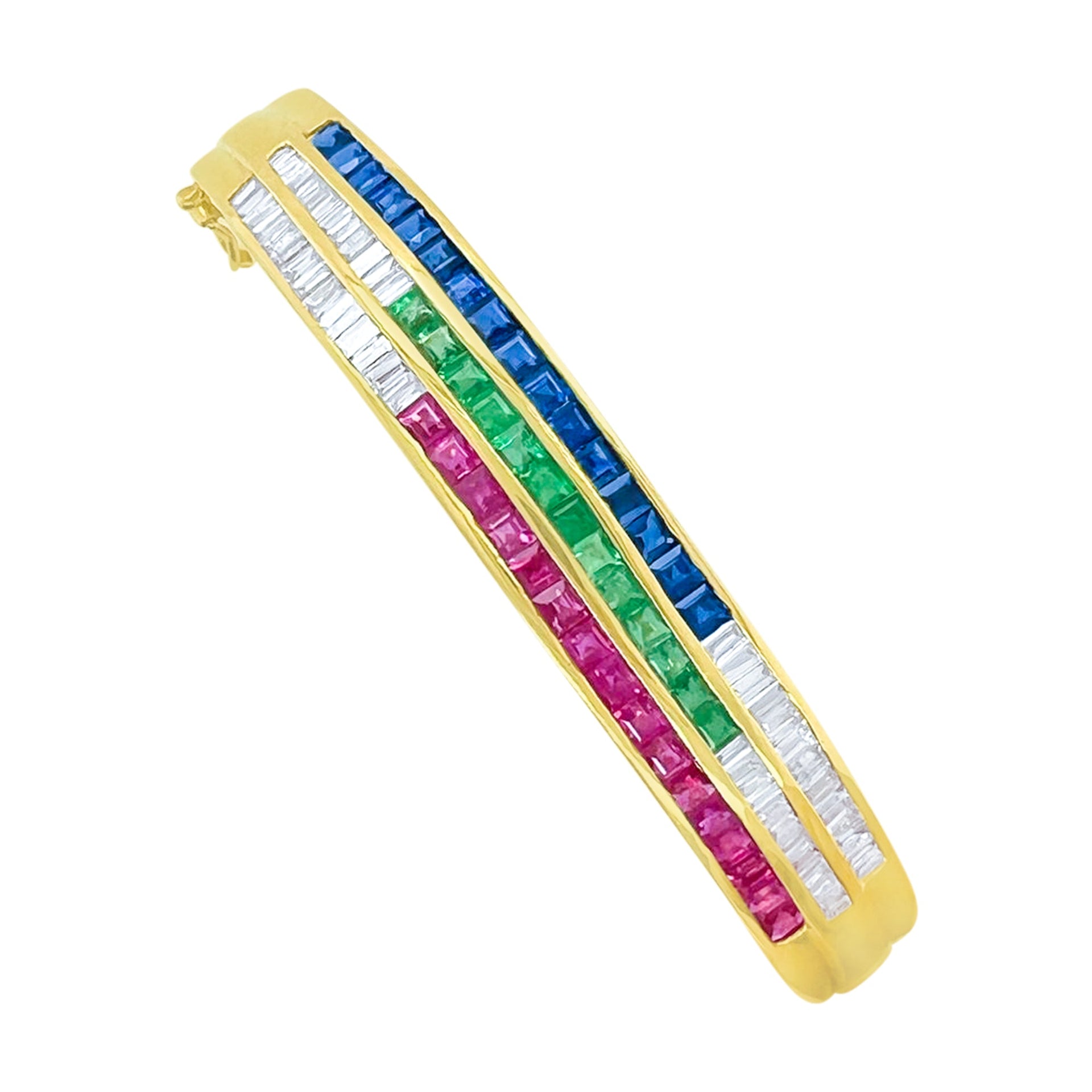 18kt yellow gold bangle