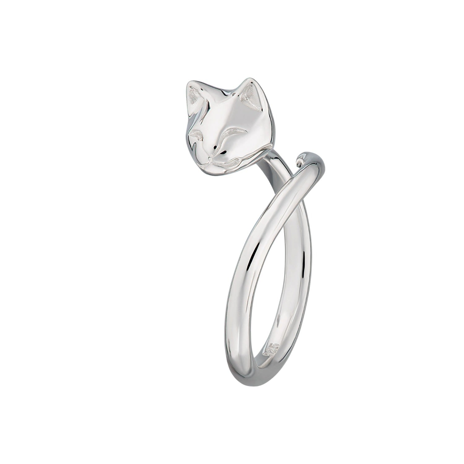 Sterling Silver Adjustable Cat Ring