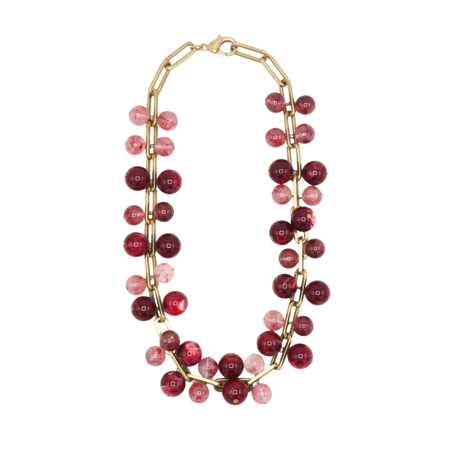 Abaco Necklace - Dark Red