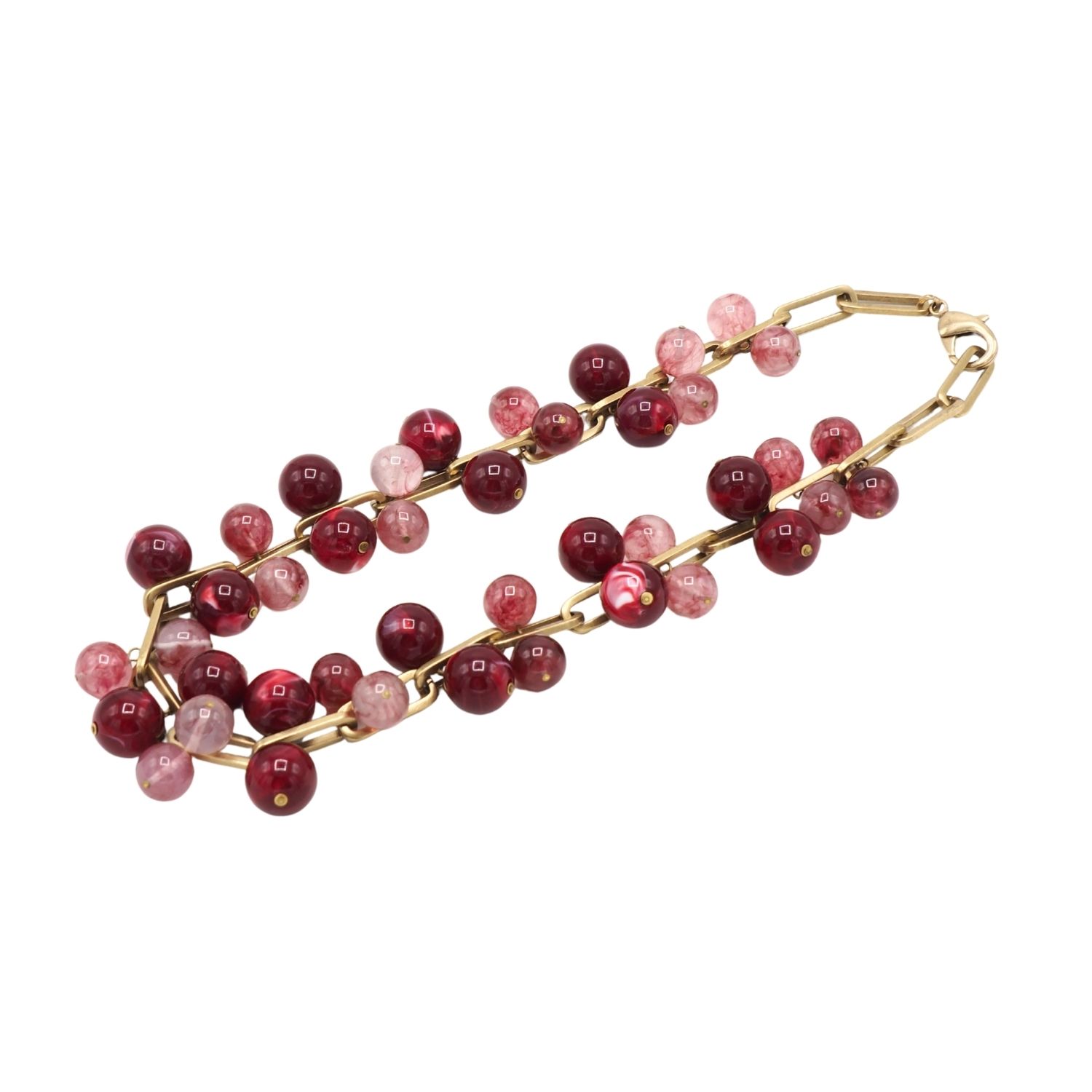 Abaco Necklace - Dark Red