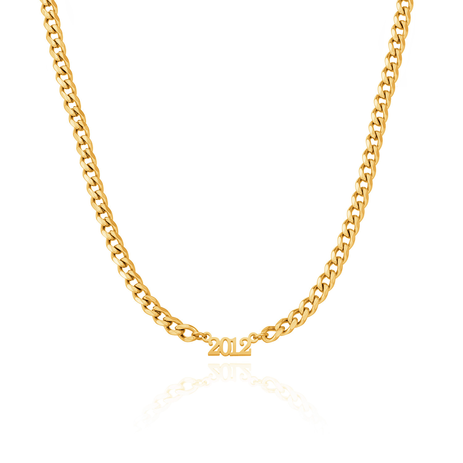 Editorial Date Necklace (Gold)