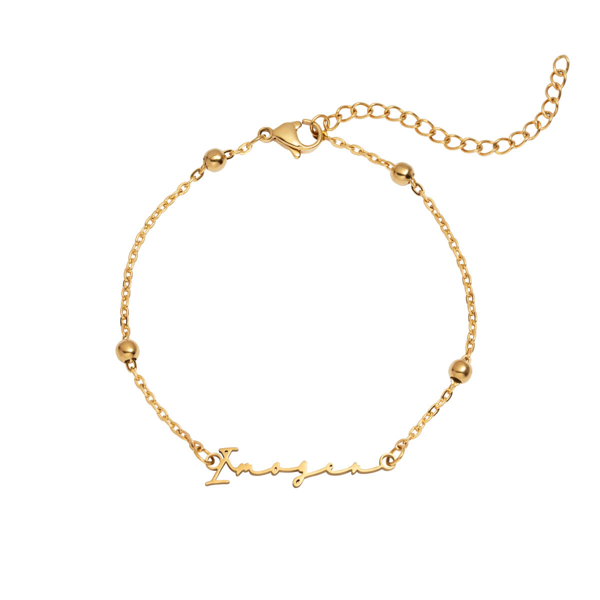 Signature Name Bracelet (Gold)