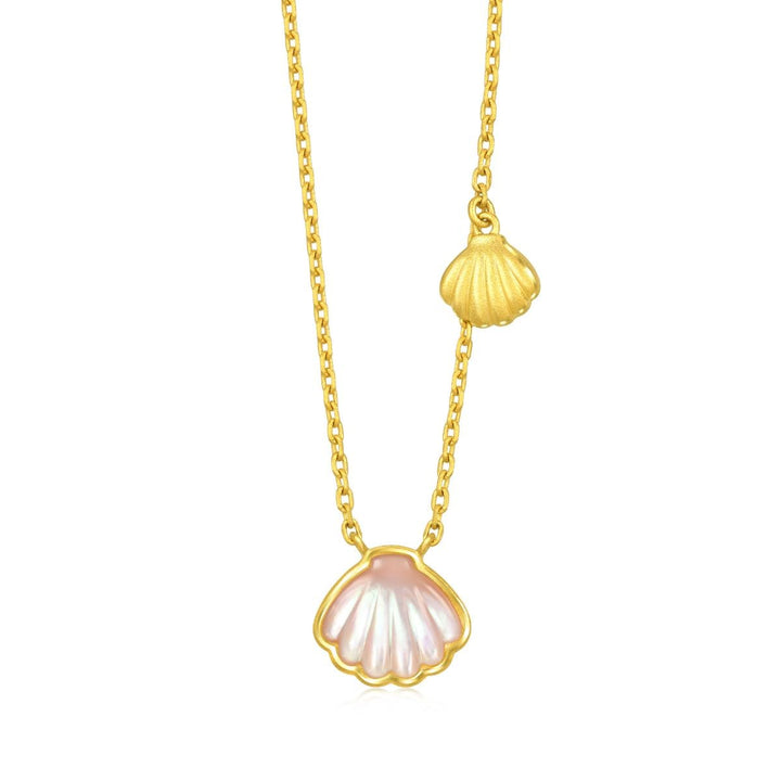 love-decode-pure-gold-shell-necklace-chow-sang-sang