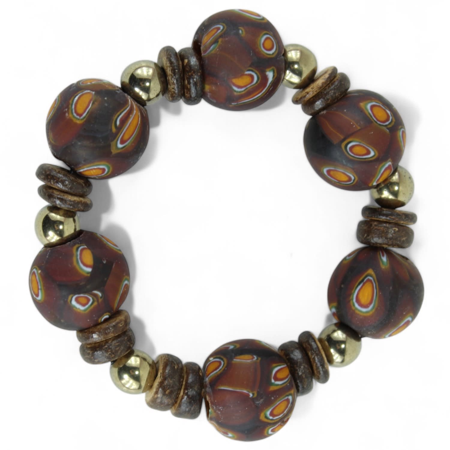 Abida Ghana Beaded Bracelet