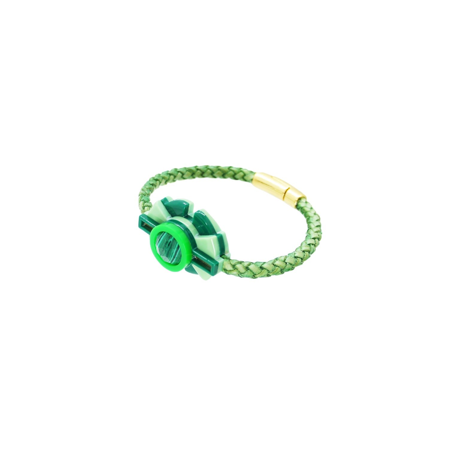 Acrylic Handmade Bracelet Oca Pale Green