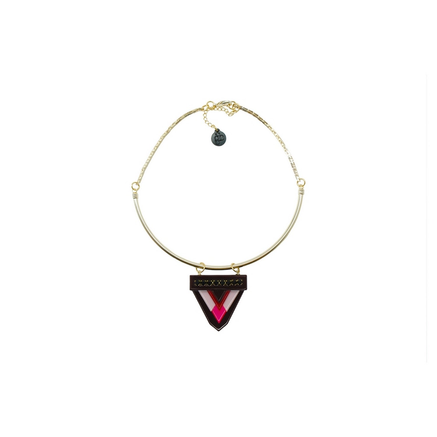 Acrylic Handmade Necklace Kit Kuntur Pink