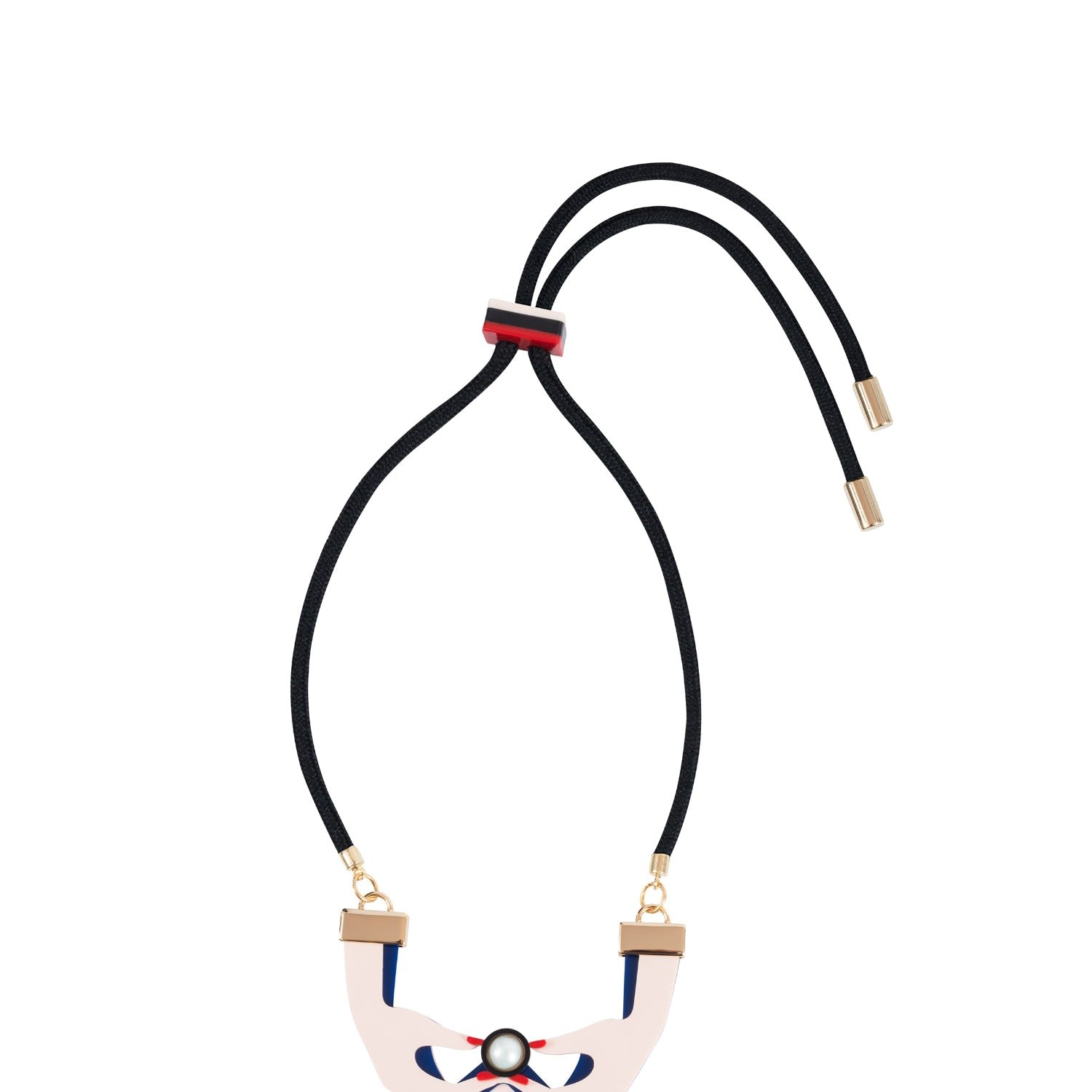 Acrylic Handmade Necklace Long Hands