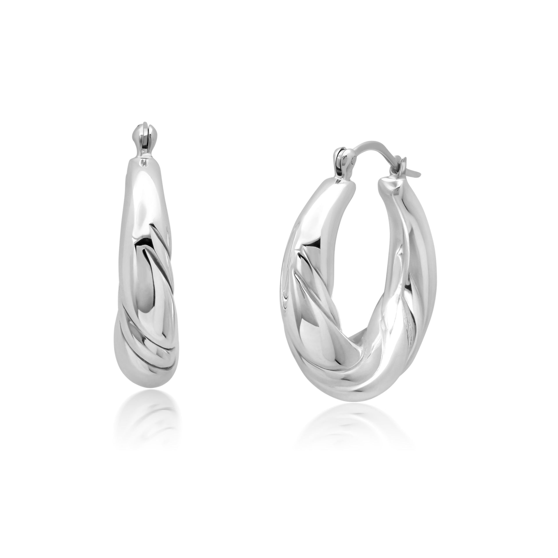 Sterling Silver Hoop Earrings