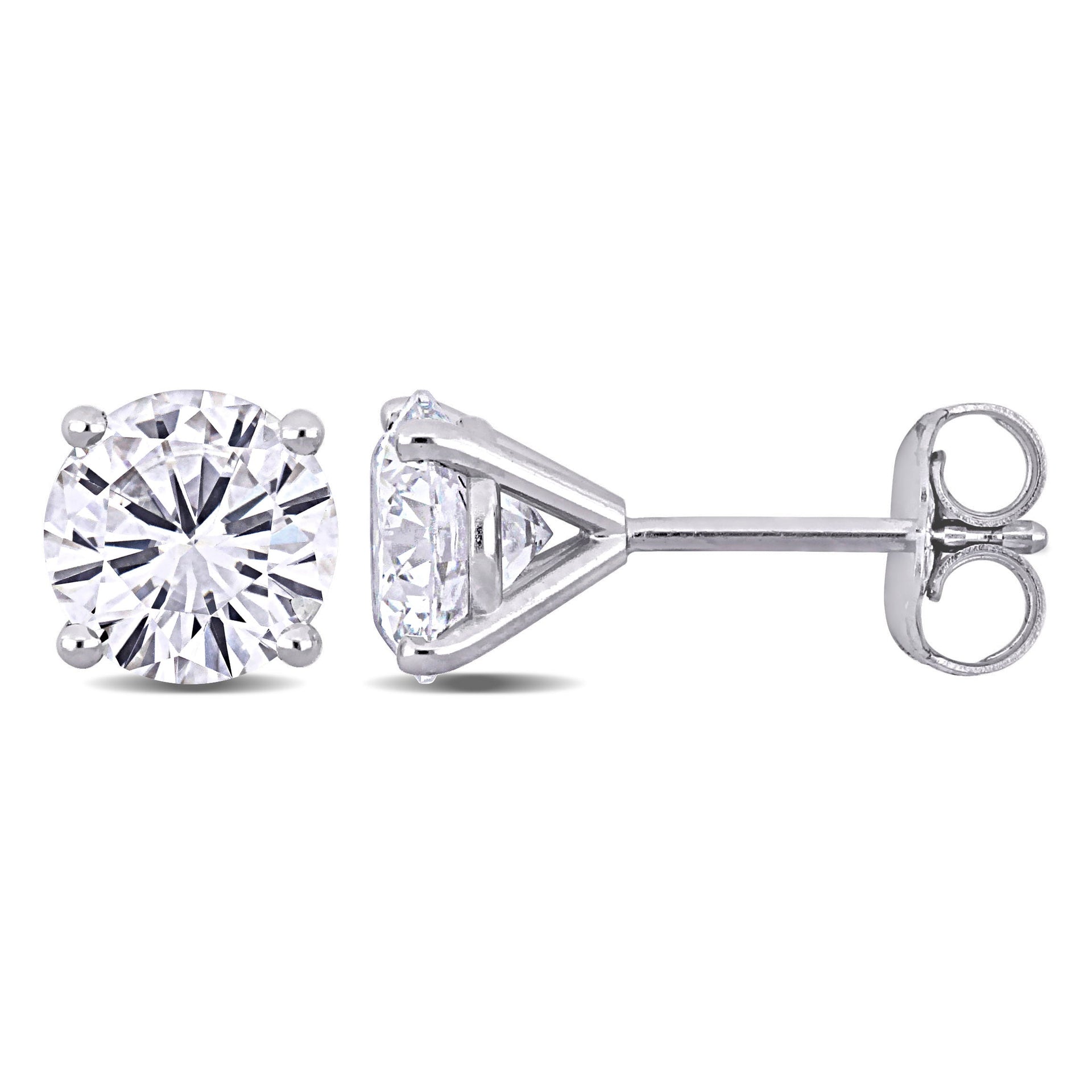 Mimi & Max 2ct TDW Lab-Grown Diamond Stud Earrings in 14k White Gold