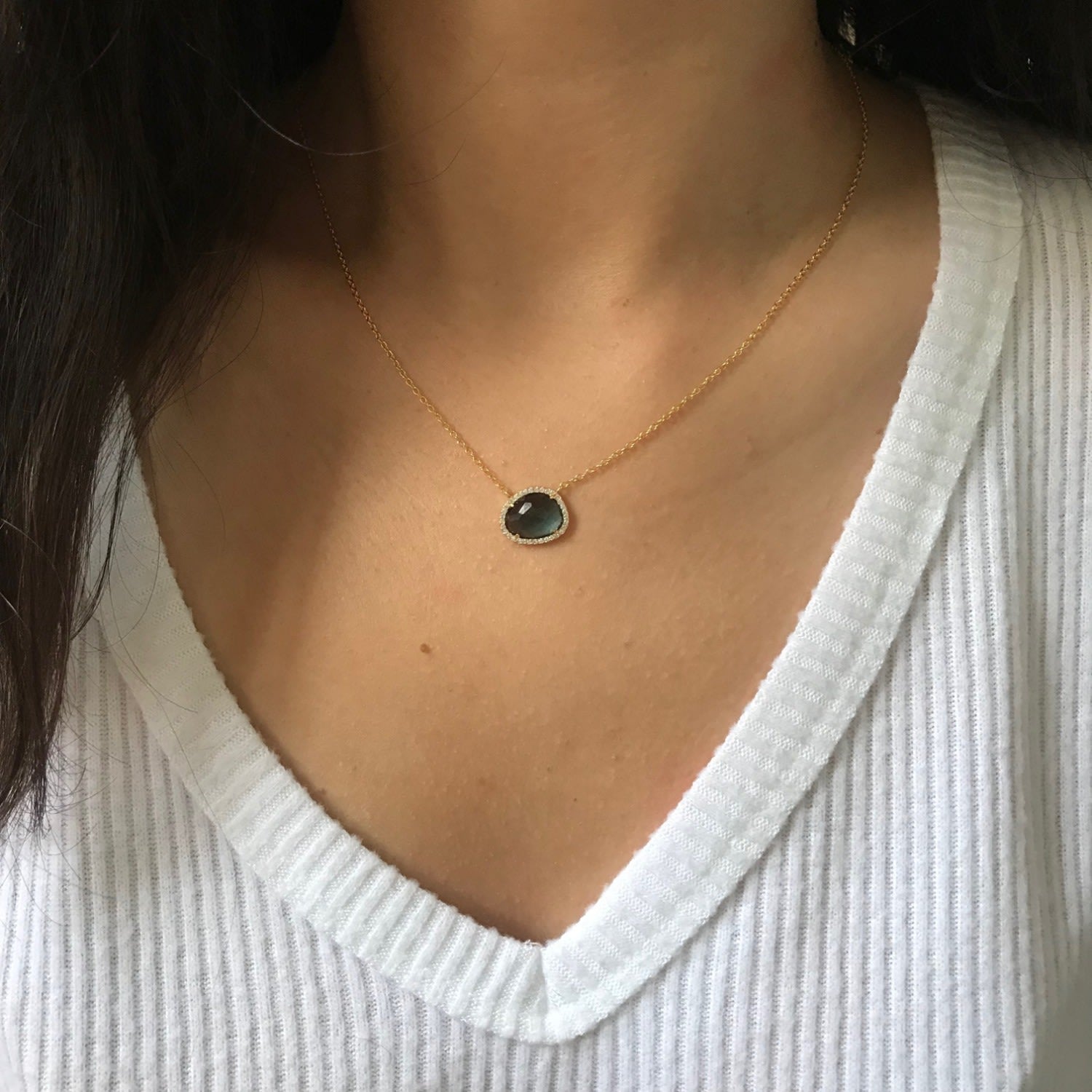 Kokoto Necklace - London Blue Topaz