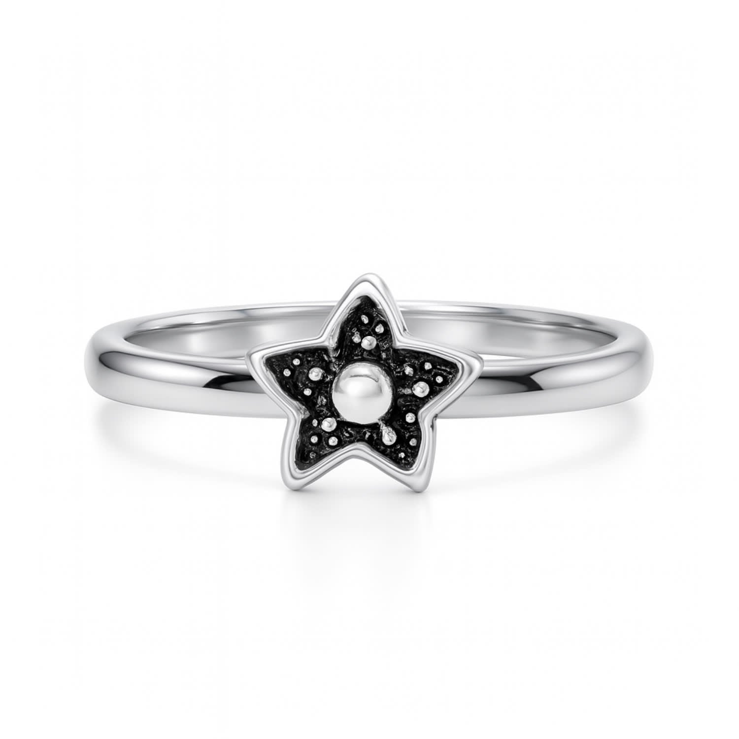 Adjustable Sea Star Ring In Sterling Silver - Unaloe Beach Jewelry Symbolizing Summer And Freedom