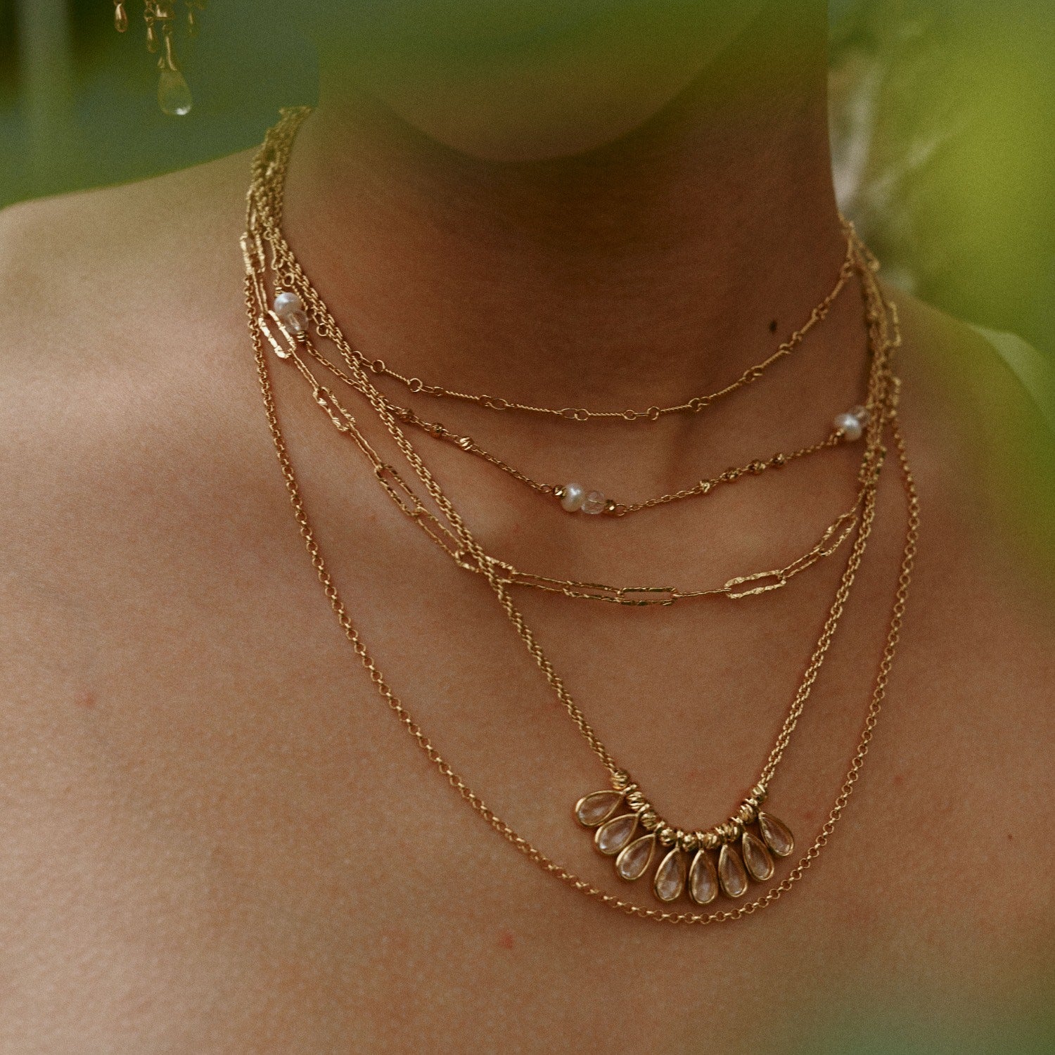 Aeolian Echo Drop Necklace