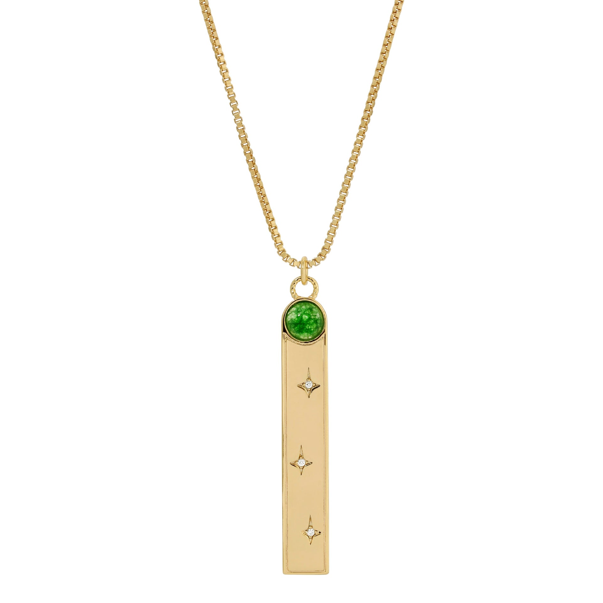 Aether Pendant Necklace - Green