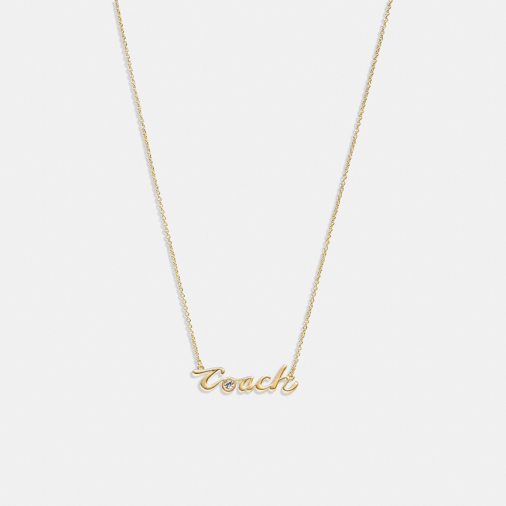 Outlet Logo Script Necklace