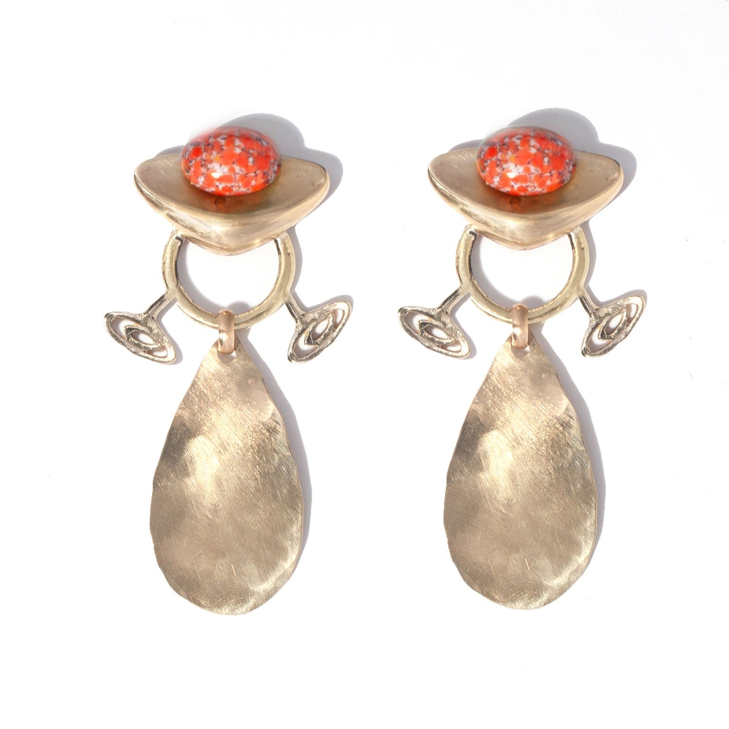 Aida Earring In Coral