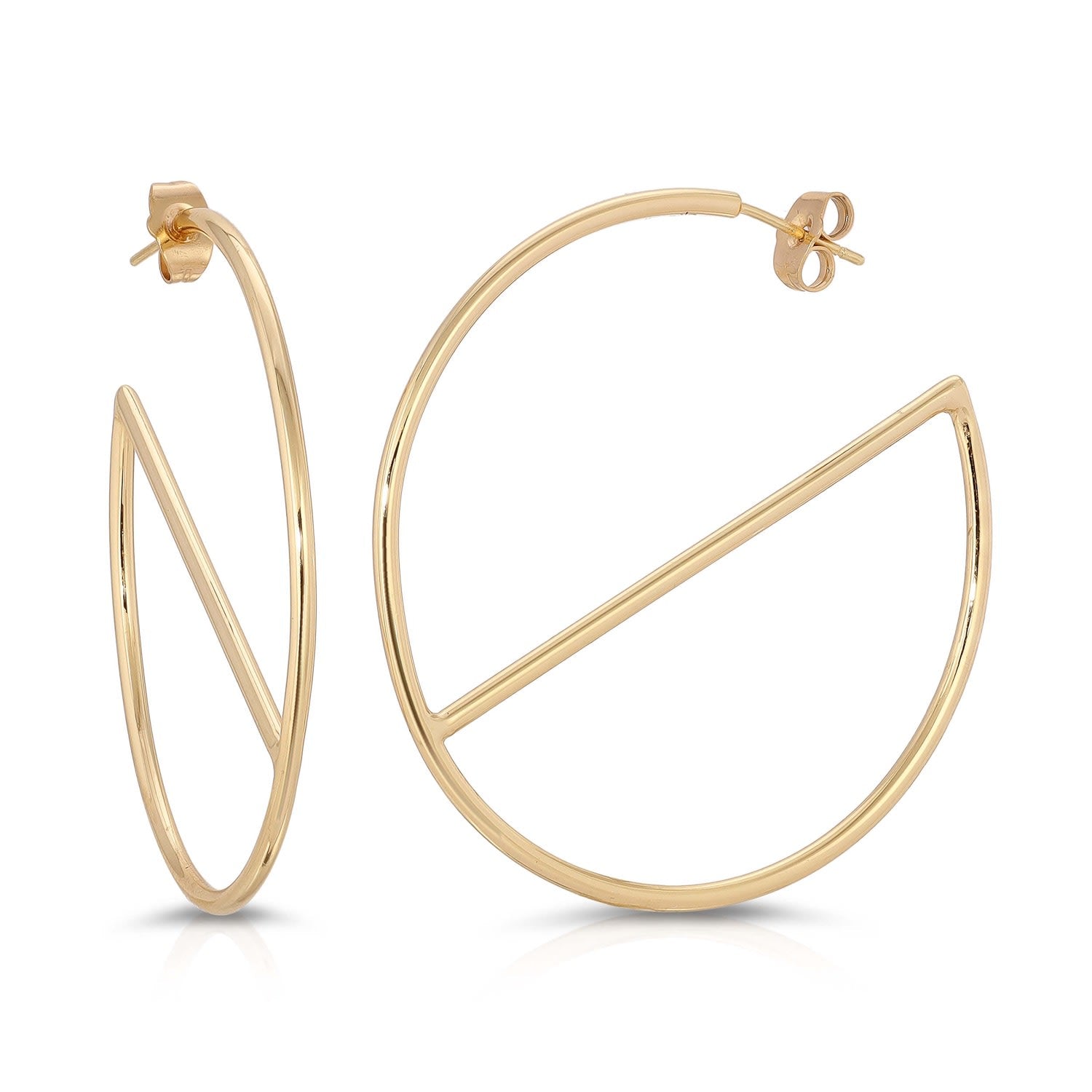 Glam Hoops In Gold