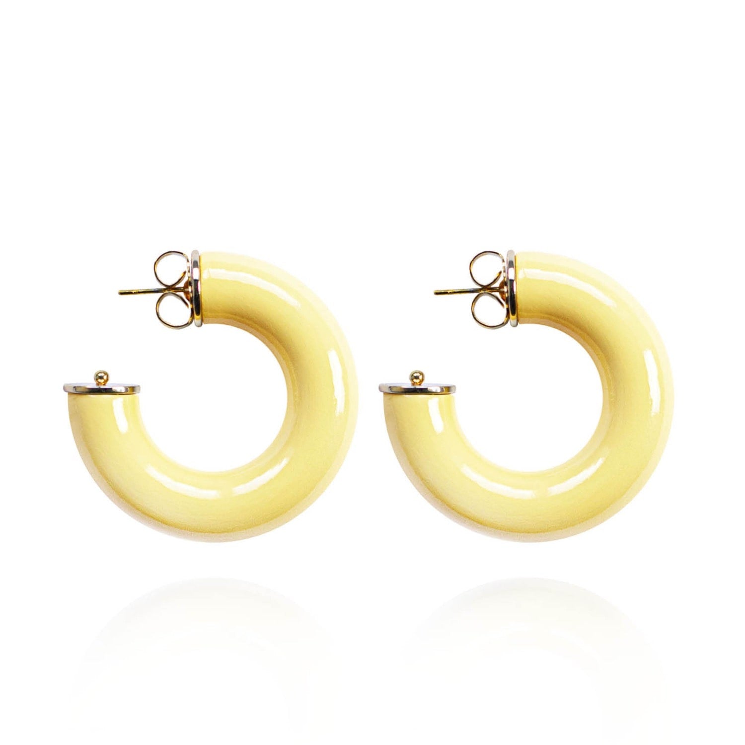 Alba Hoops In Buttercup
