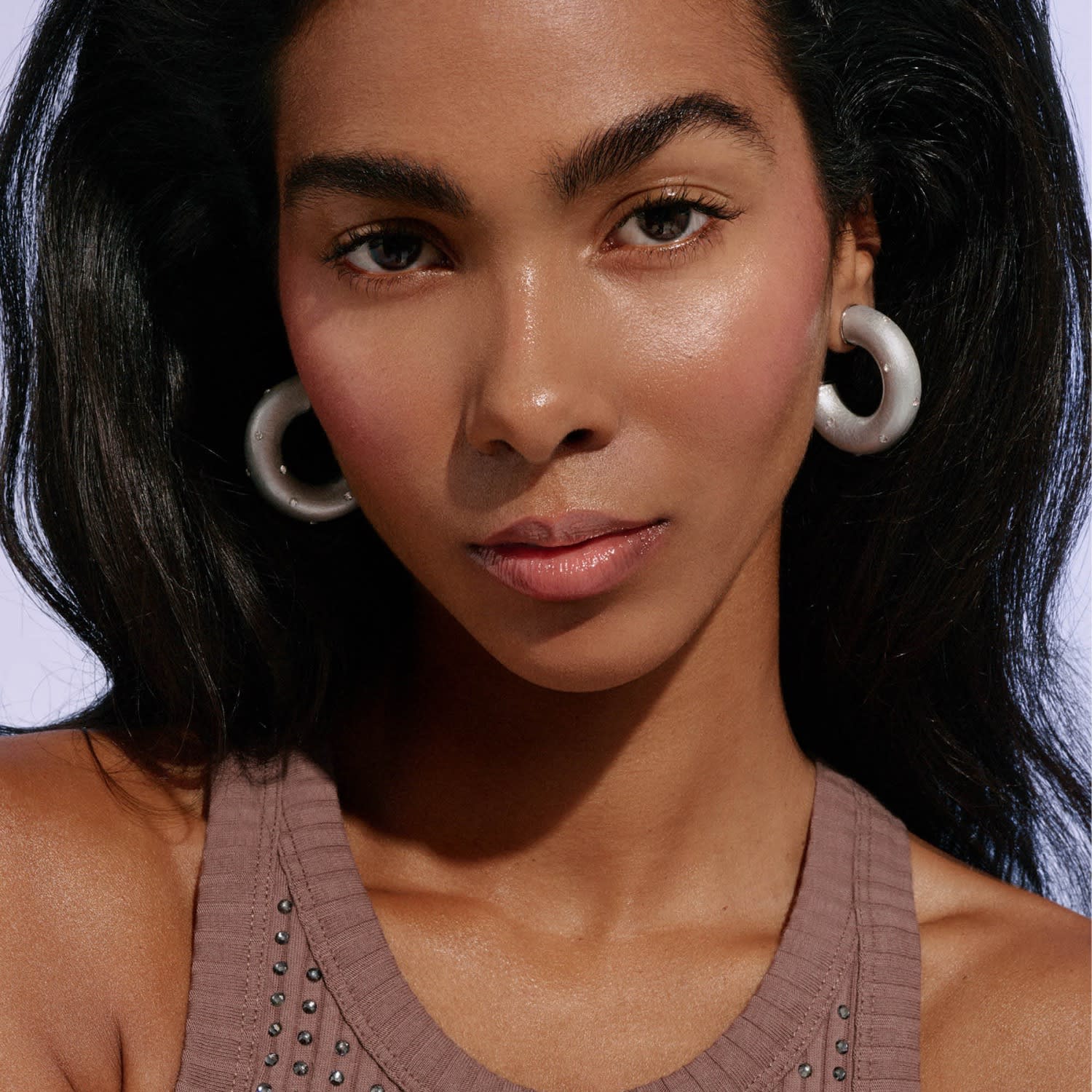 Alba Hoops In Jet Frost