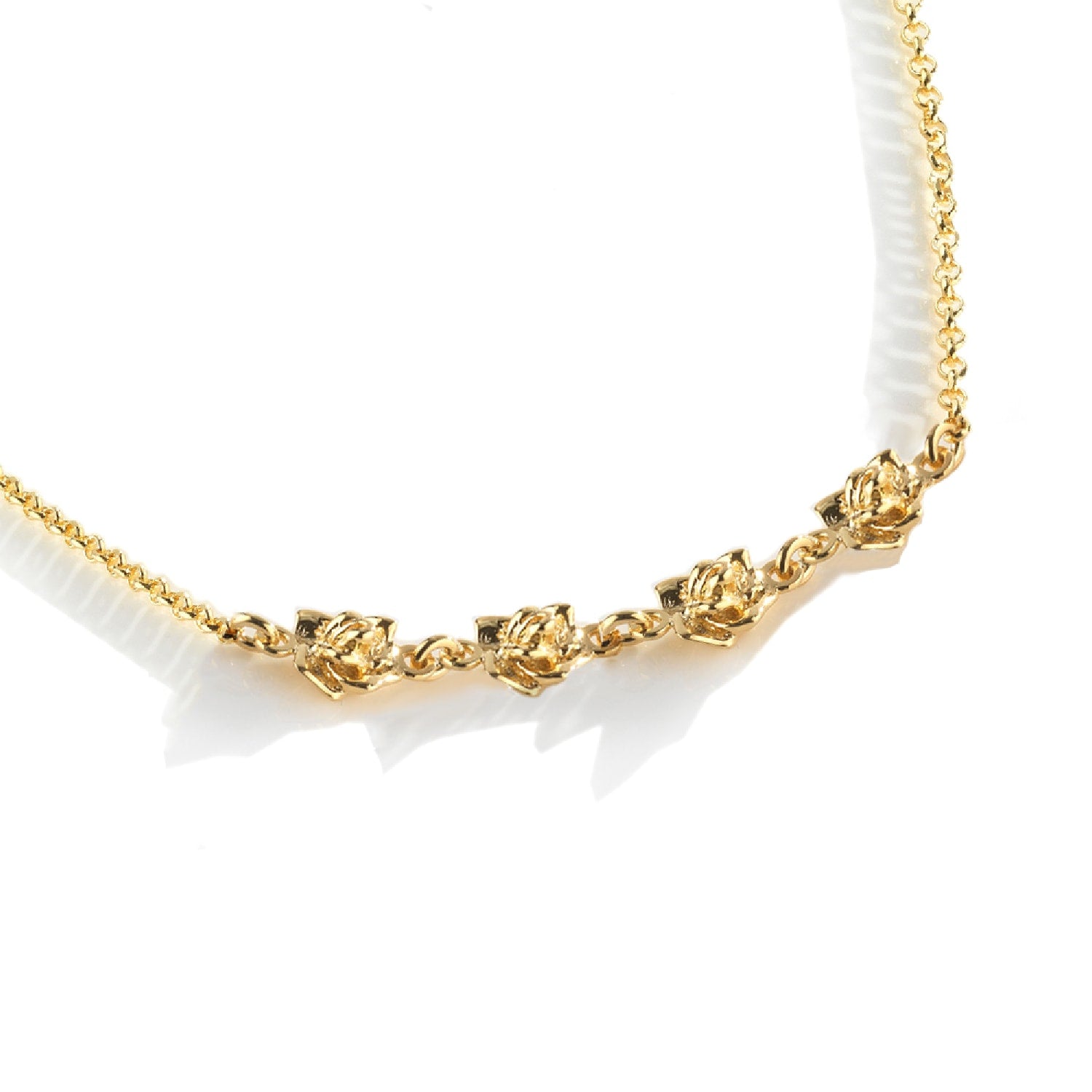 Alba Unaloe Necklace Gold-Plated