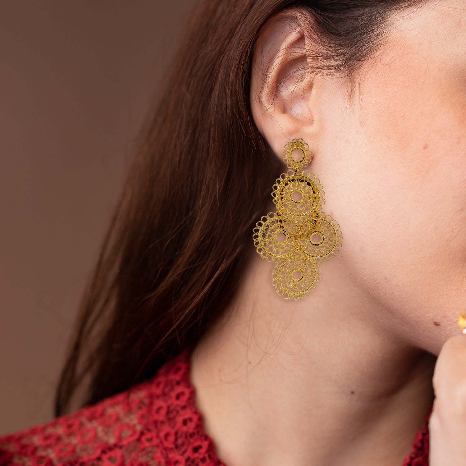 All Gold Juliette Handmade Earring