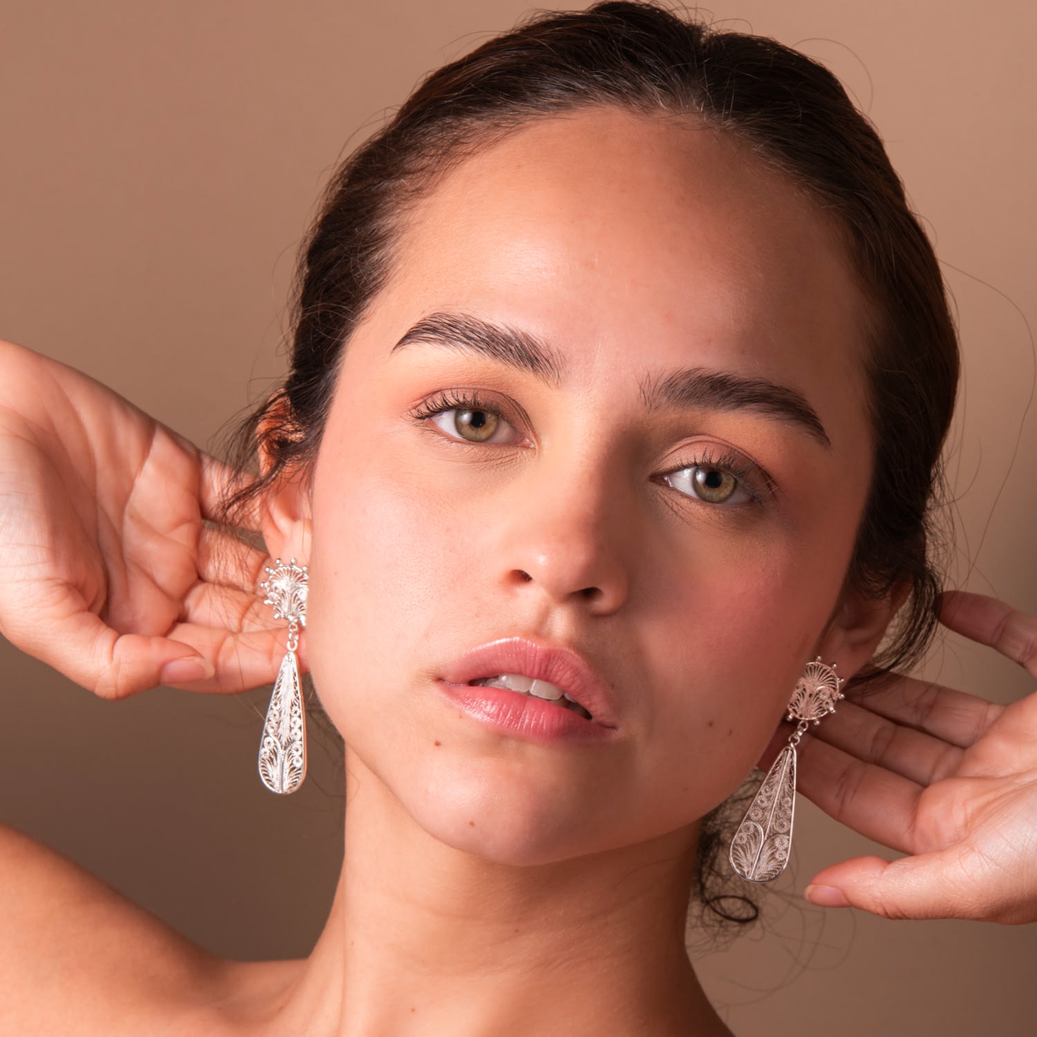 Alma Mini New Statement Golden Earrings