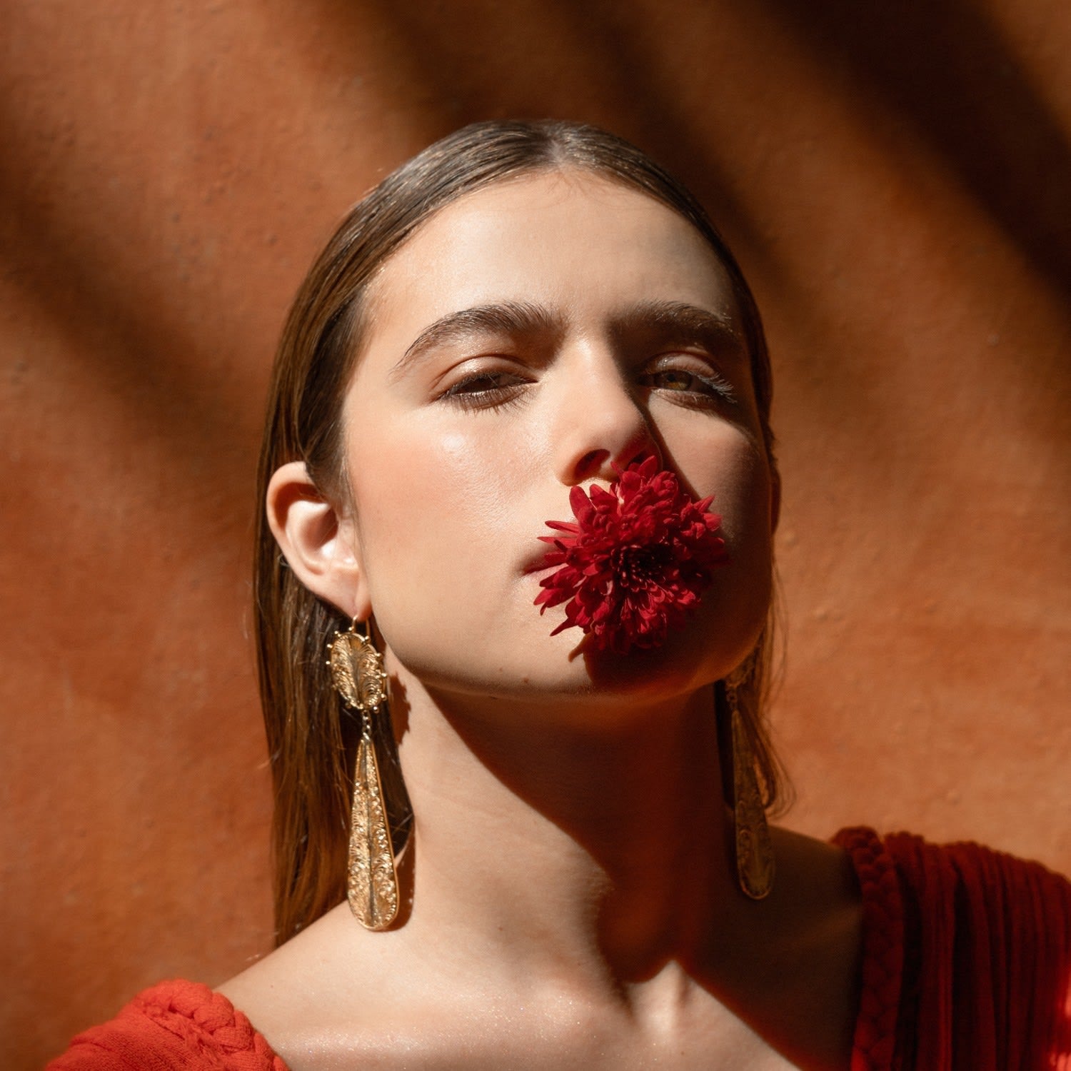 Alma New Statement Golden Earrings