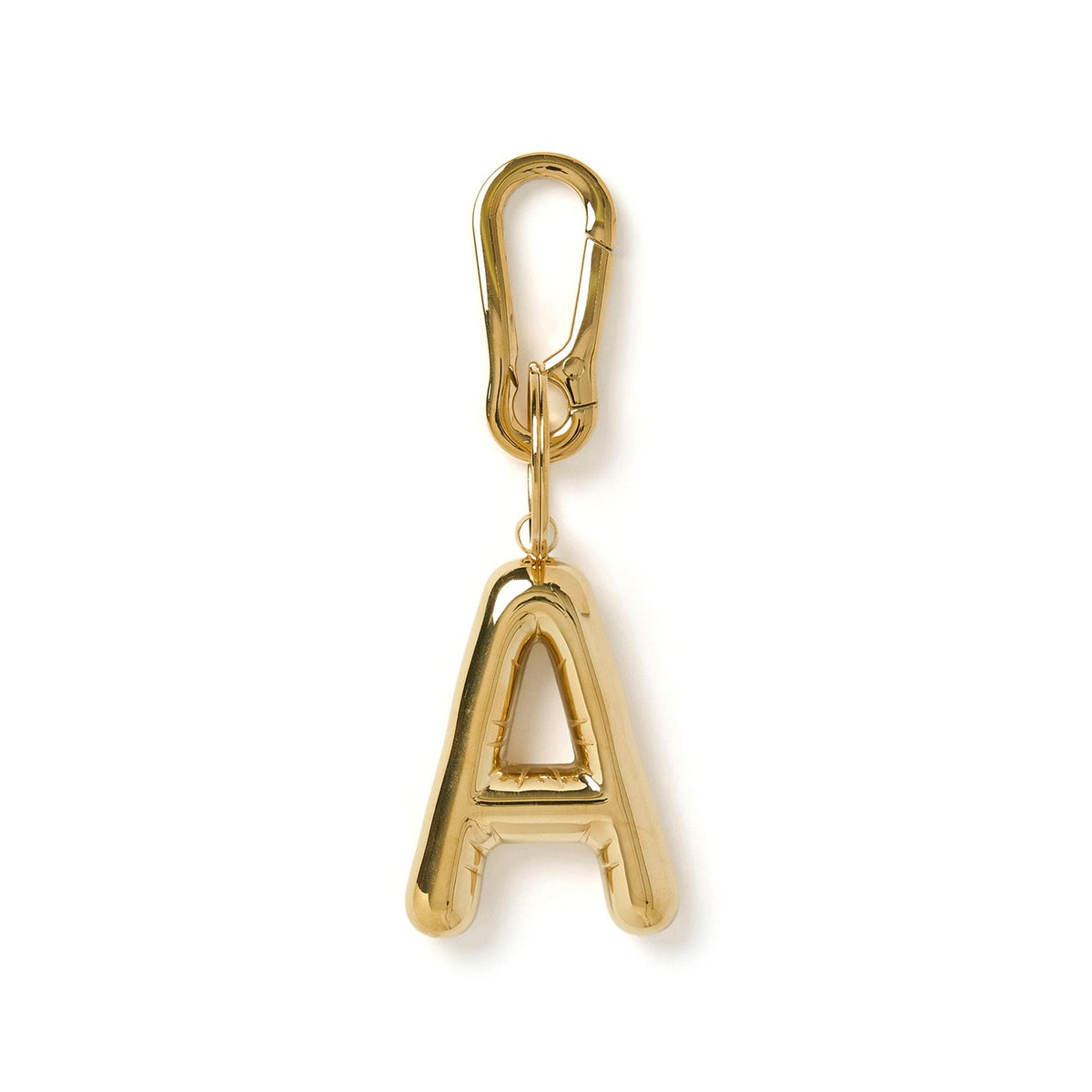 Alphabet Gold Key Ring