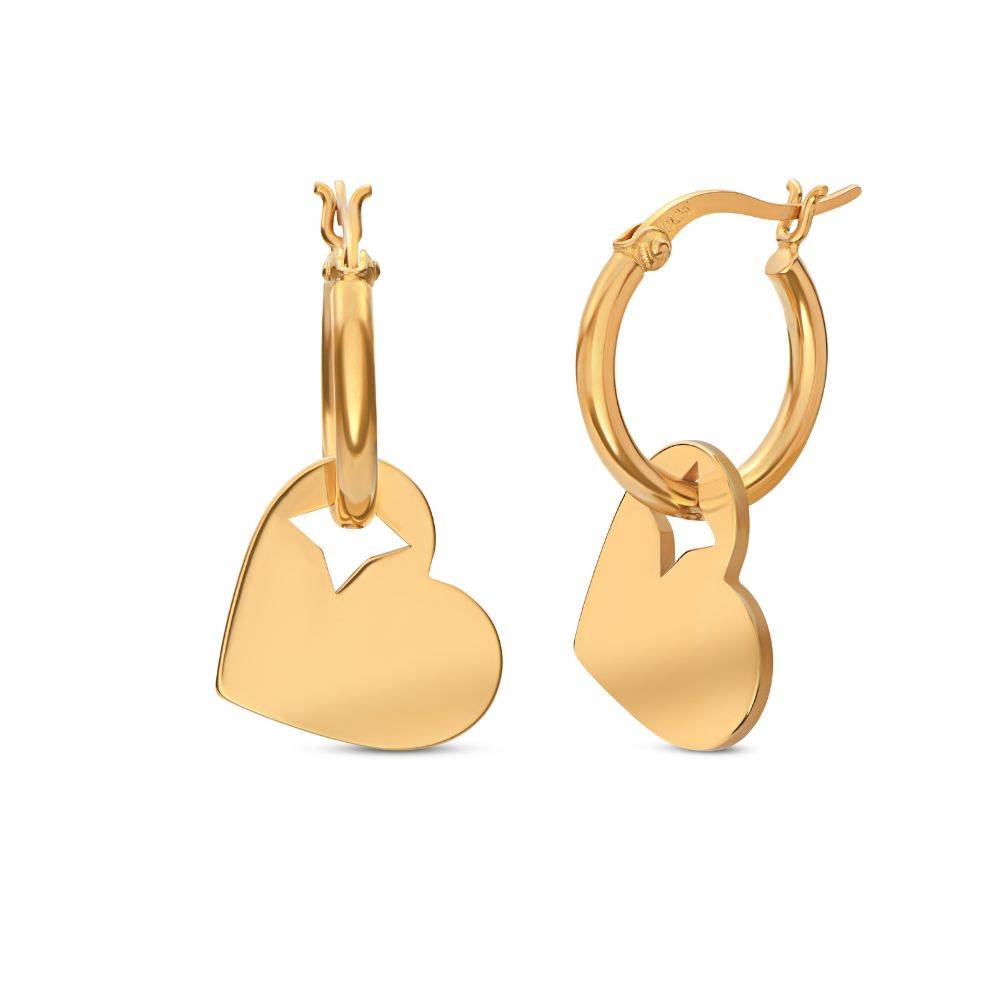 Always Hearts Hoop Earrings in Gold Vermeil - Nicky Hilton Collection