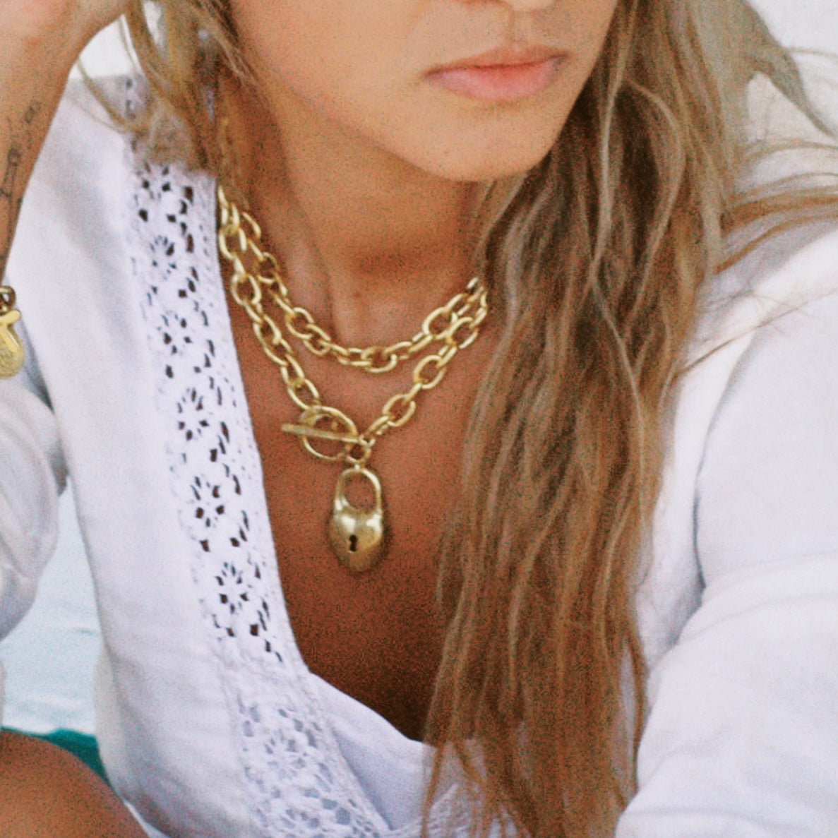 Amalia Heart Locket Necklace