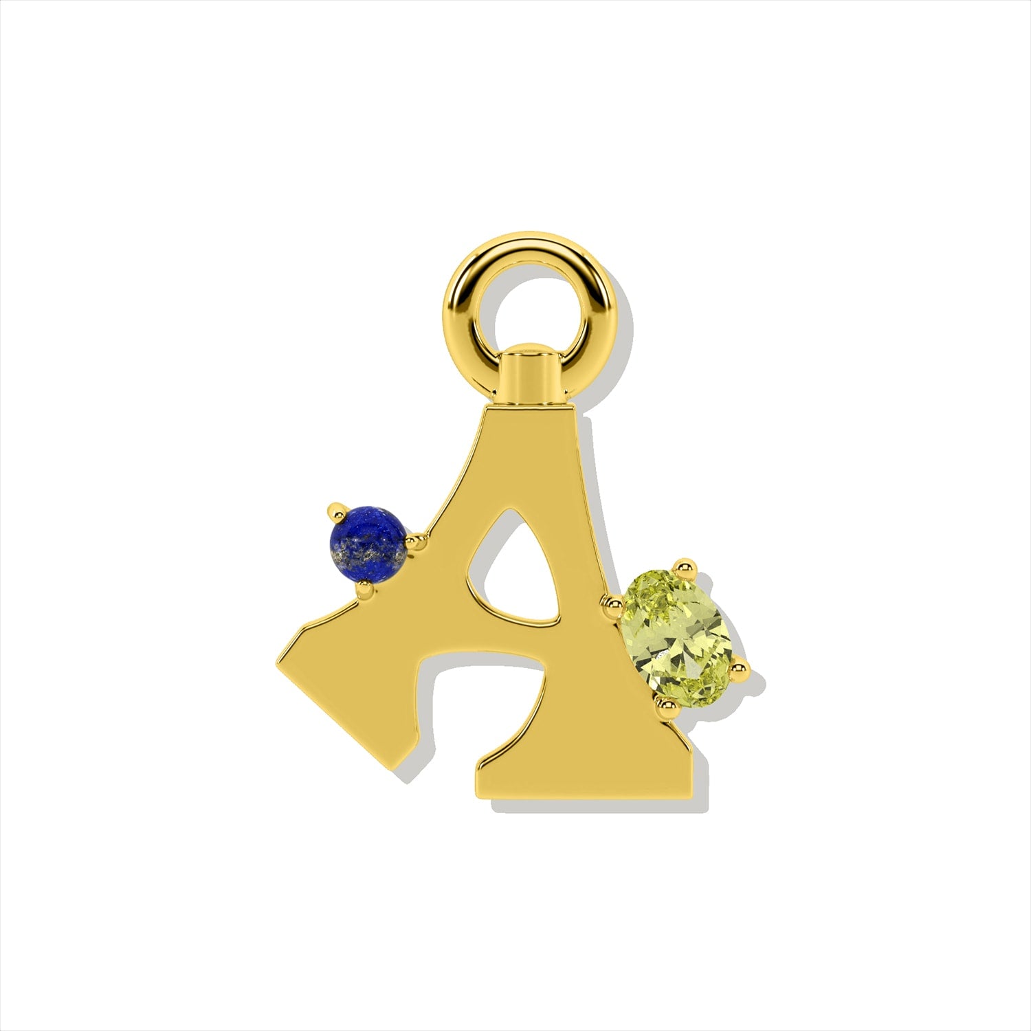 Amare Letter Charm - Gold
